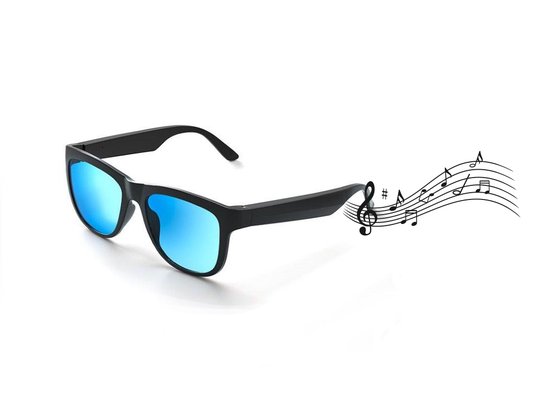 Caliber Soundglasses smart-bril gepolariseerd - blauw