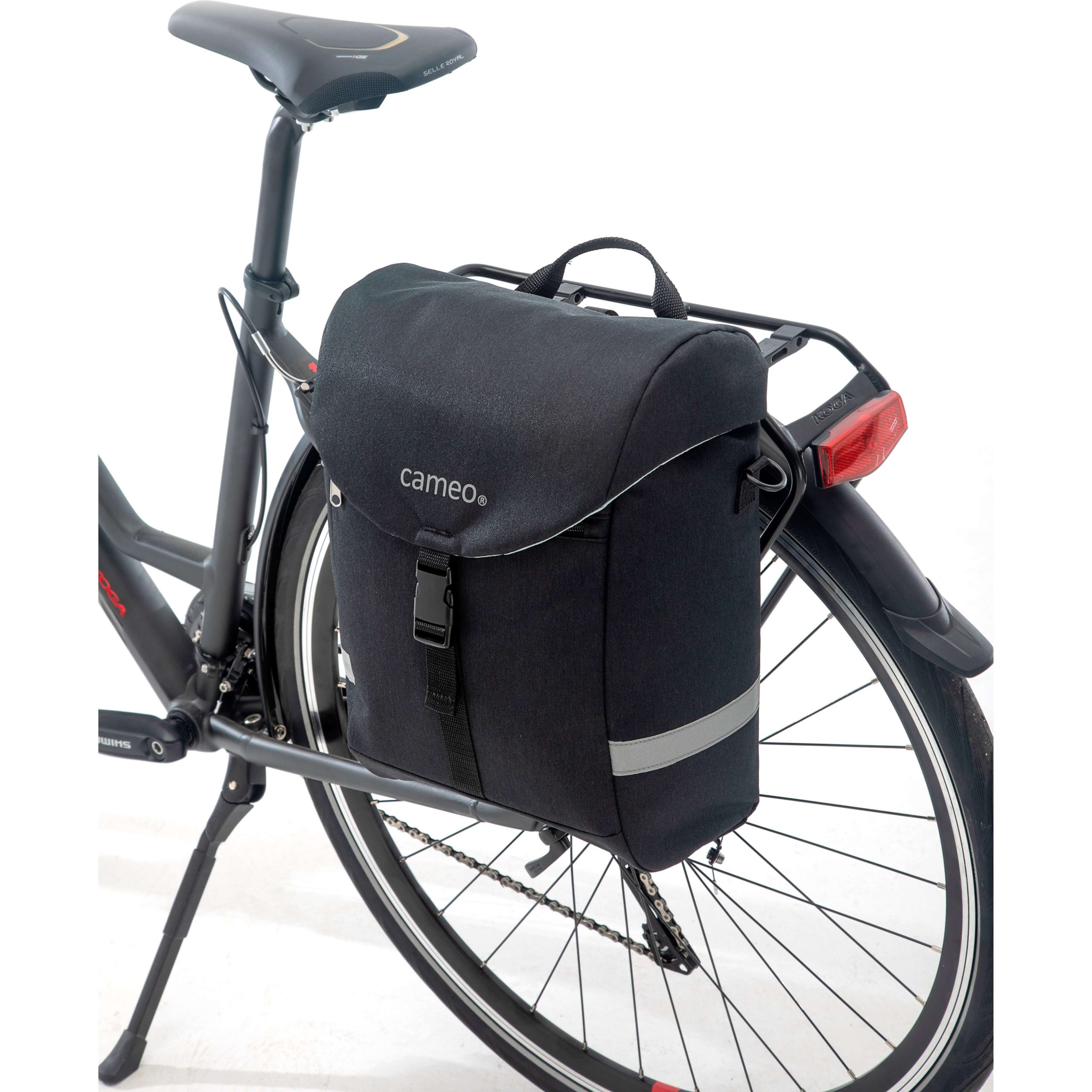 Cameo fietstas enkel Sports bag black 14L