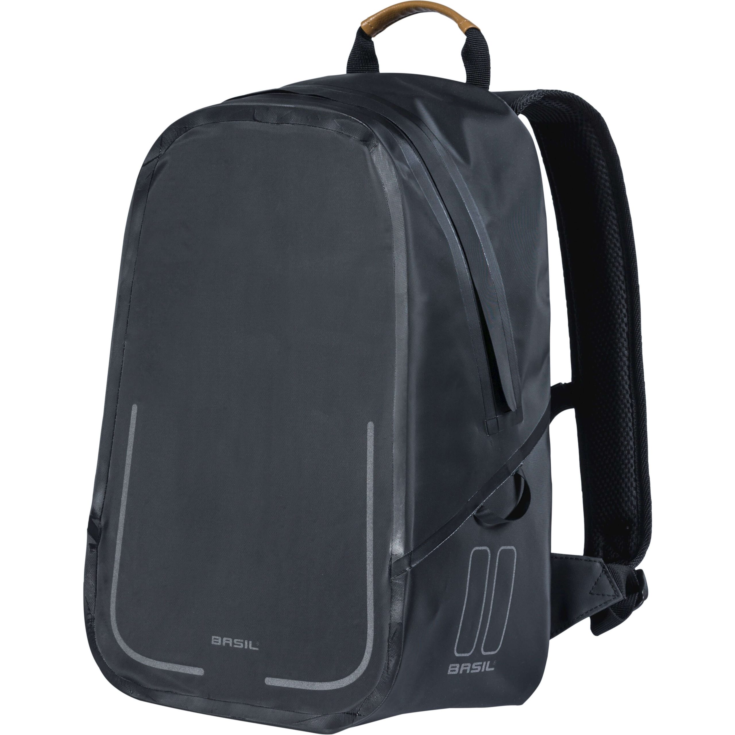 Basil rugtas Urban dry backpack matt black 18L