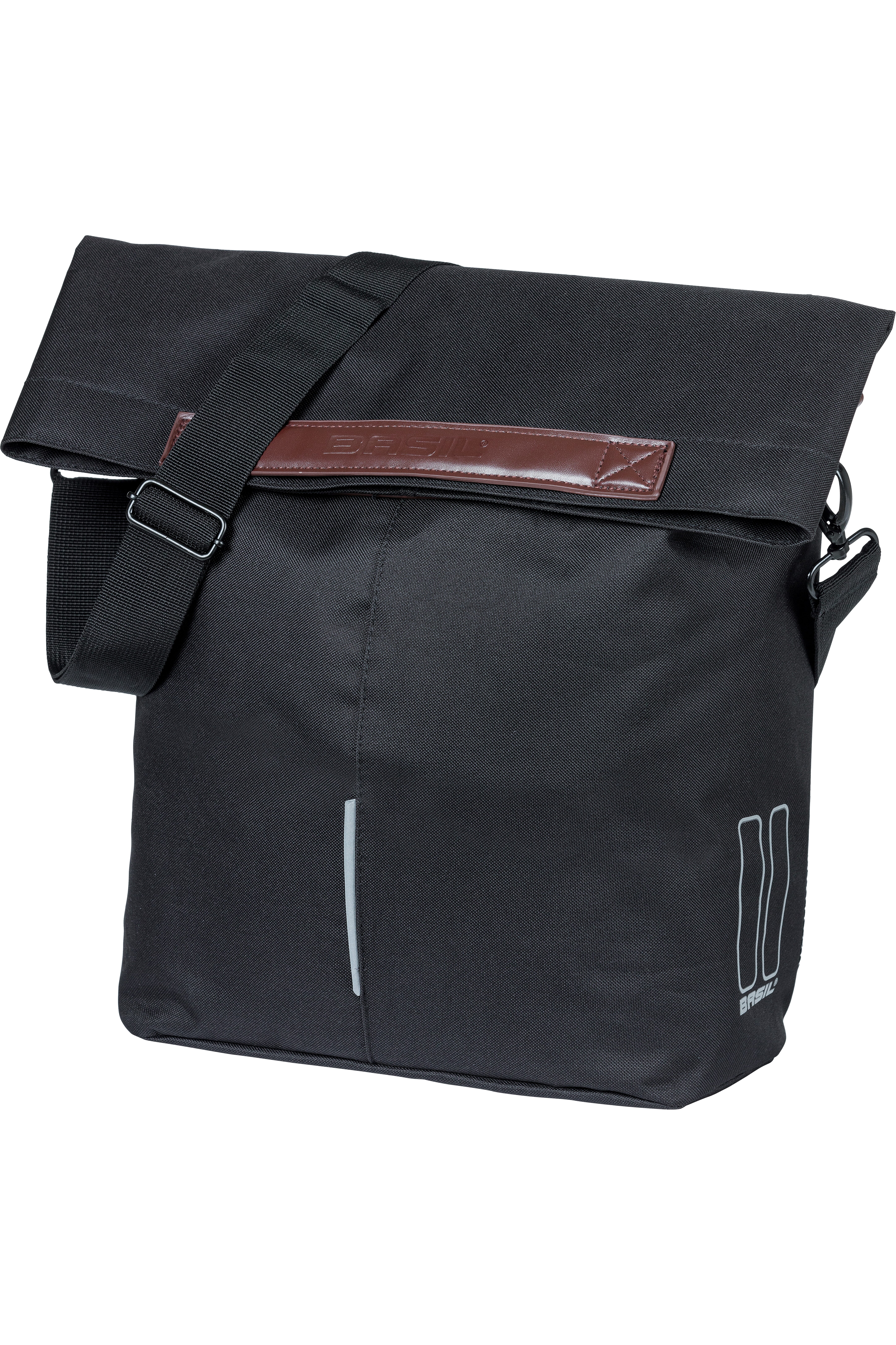 Basil shoppertas City zwart 14-16L