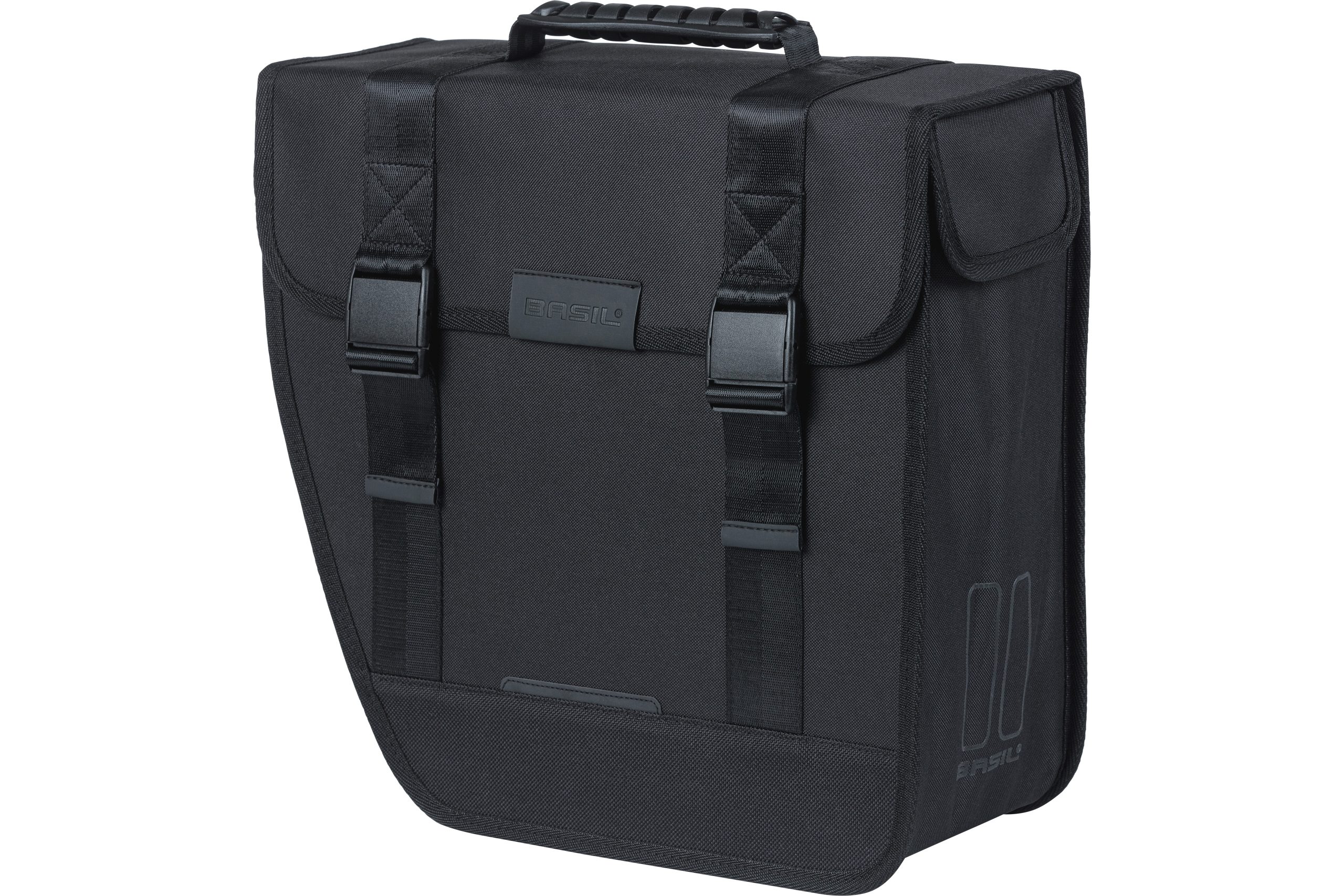 Basil fietstas enkel Tour zwart Links 14L