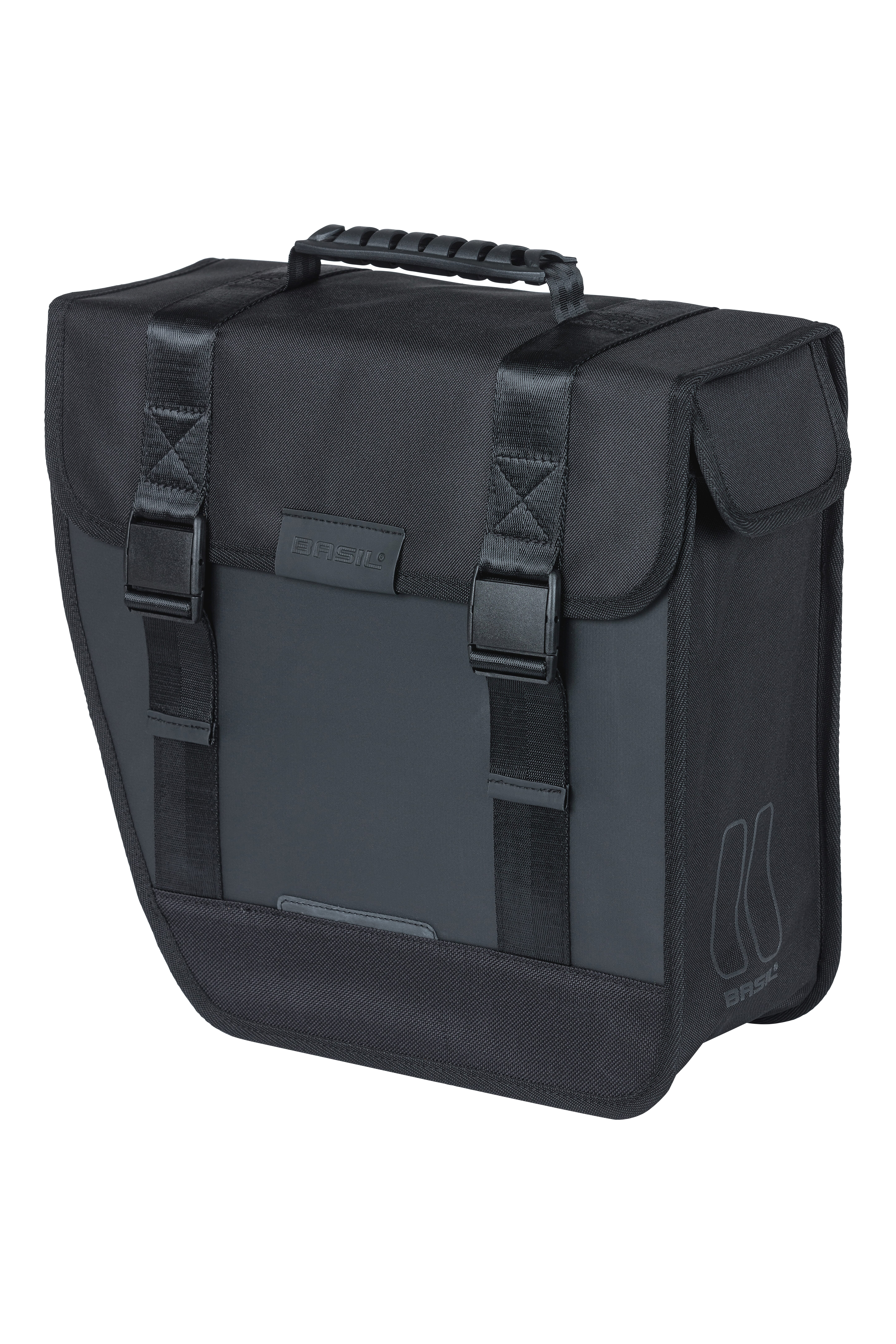 Basil fietstas enkel Tour Waterproof zwart Links 14L