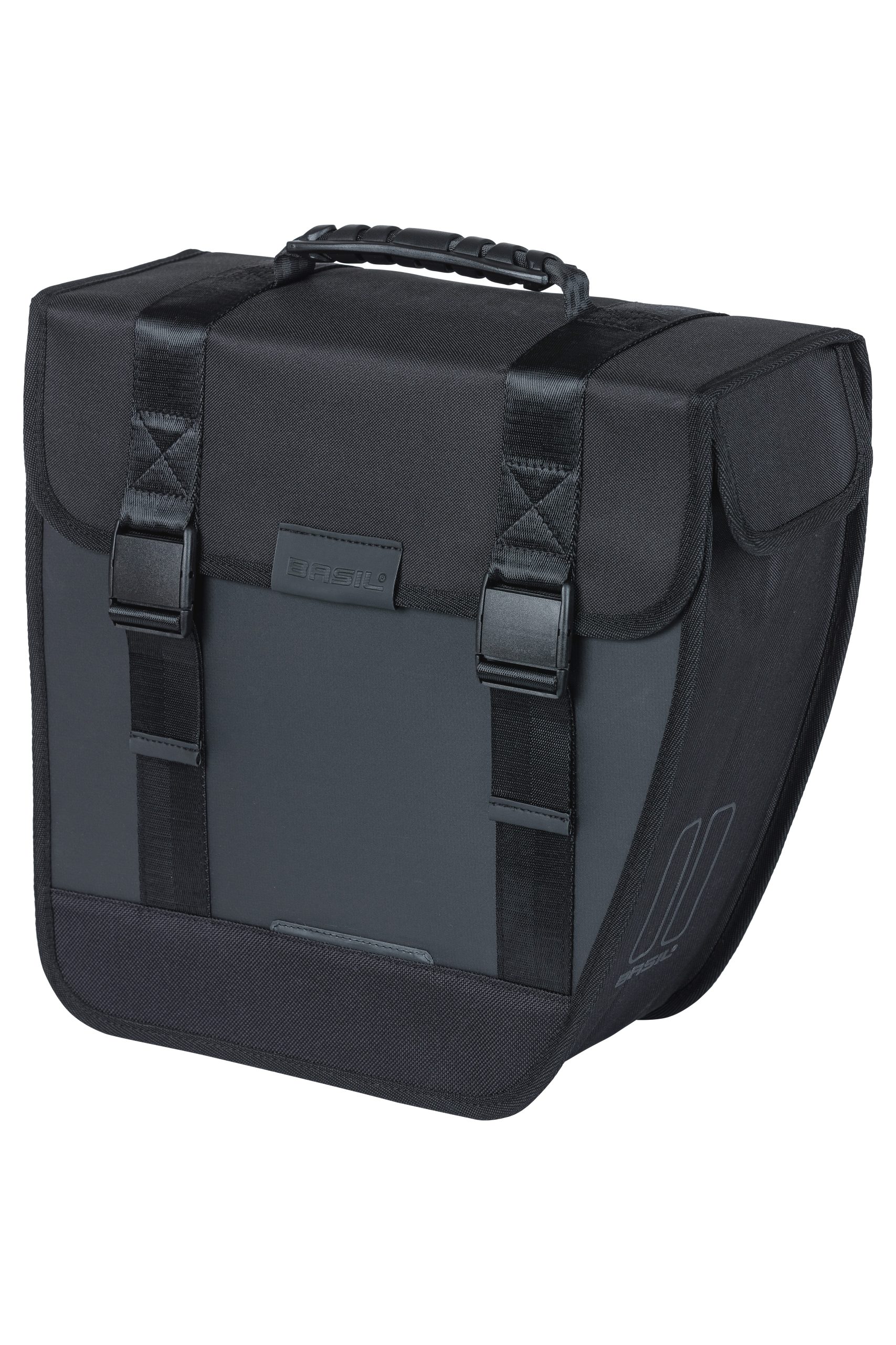 Basil fietstas enkel Tour Waterproof zwart Rechts 14L