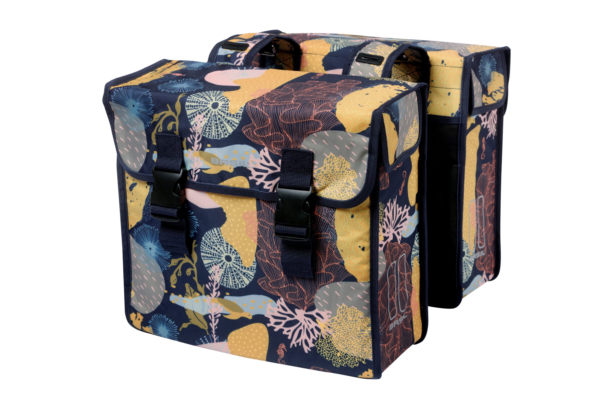 Basil fietstas dubbel Mara XL Reef night bleu 35L