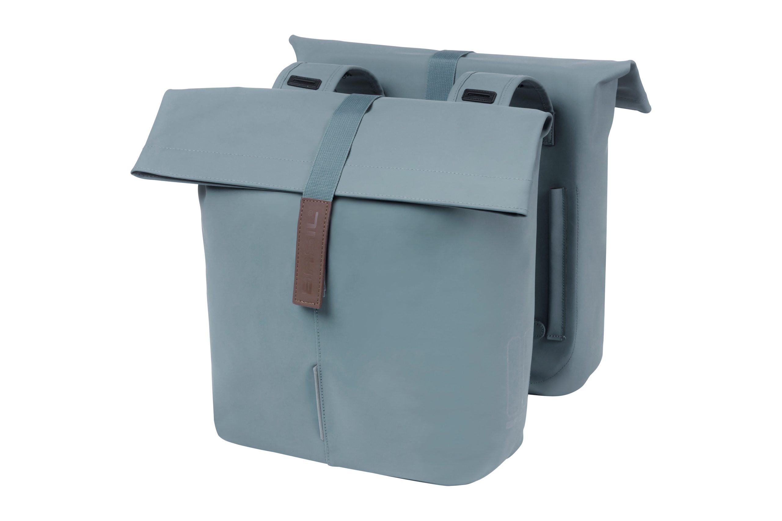 Basil fietstas dubbel City graphite blue 28-32L