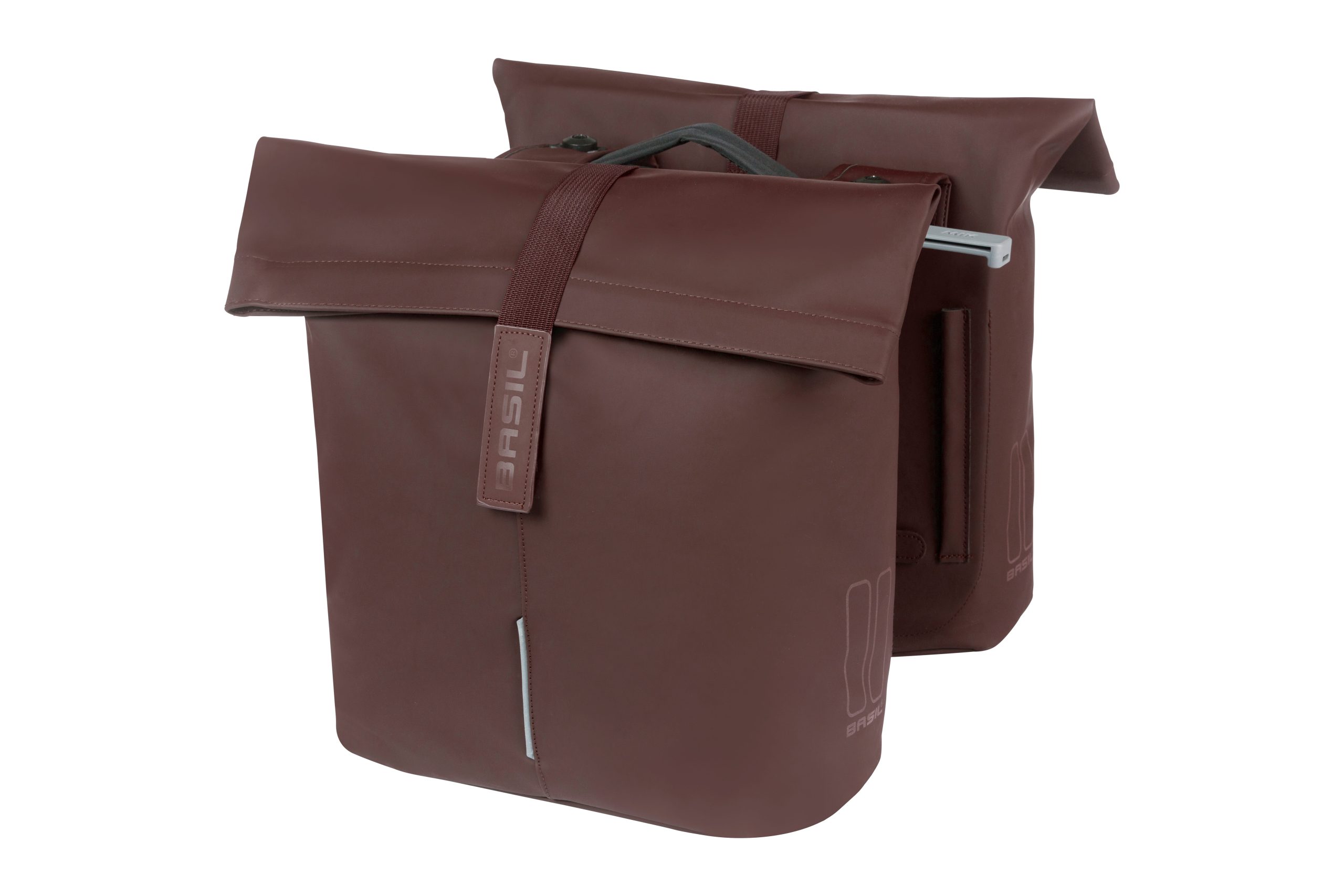 Basil fietstas dubbel City roasted brown MIK 28-32L
