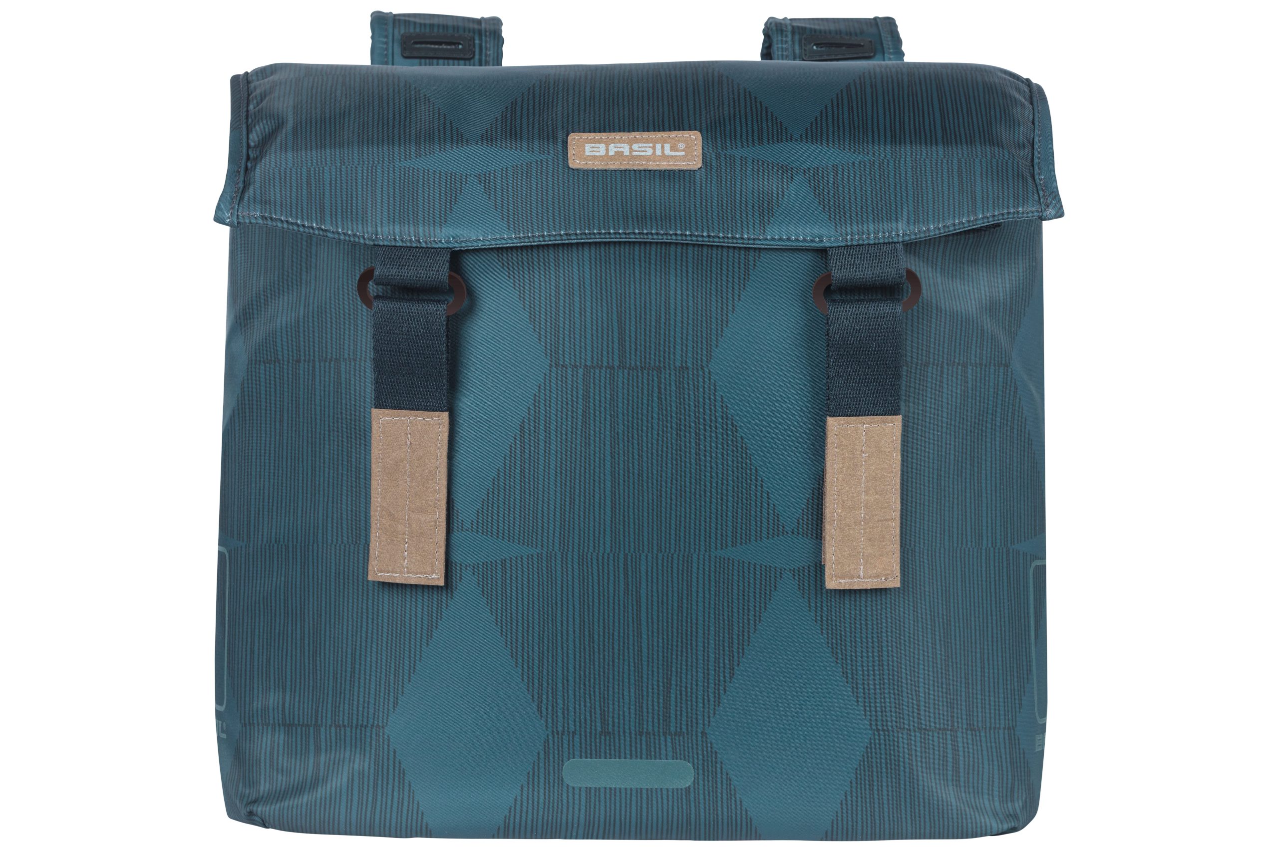 Basil fietstas dubbel Elegance estate blue 40-49L
