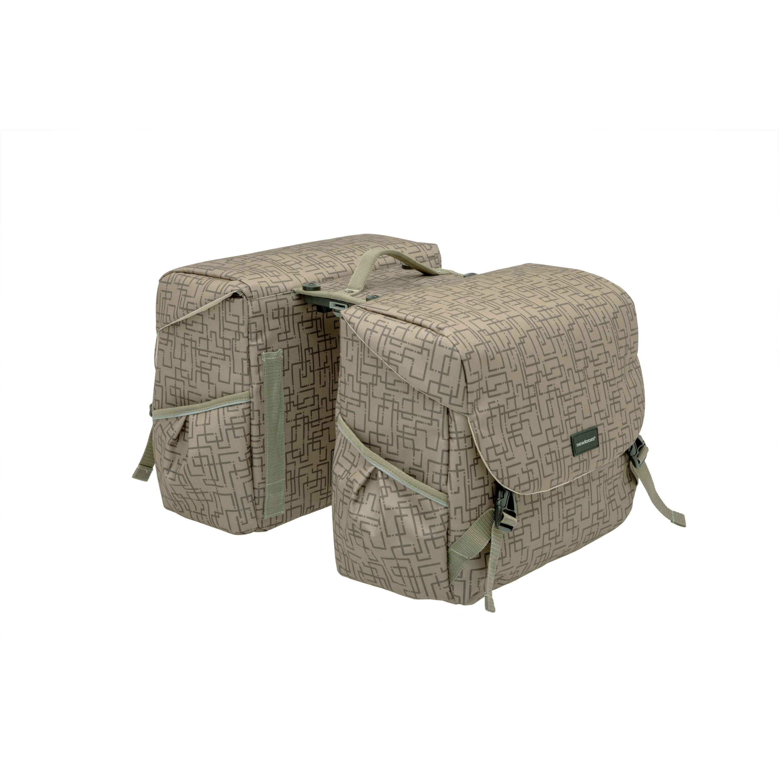 New Looxs fietstas dubbel Mondi Joy Ivy walnut MIK 38L