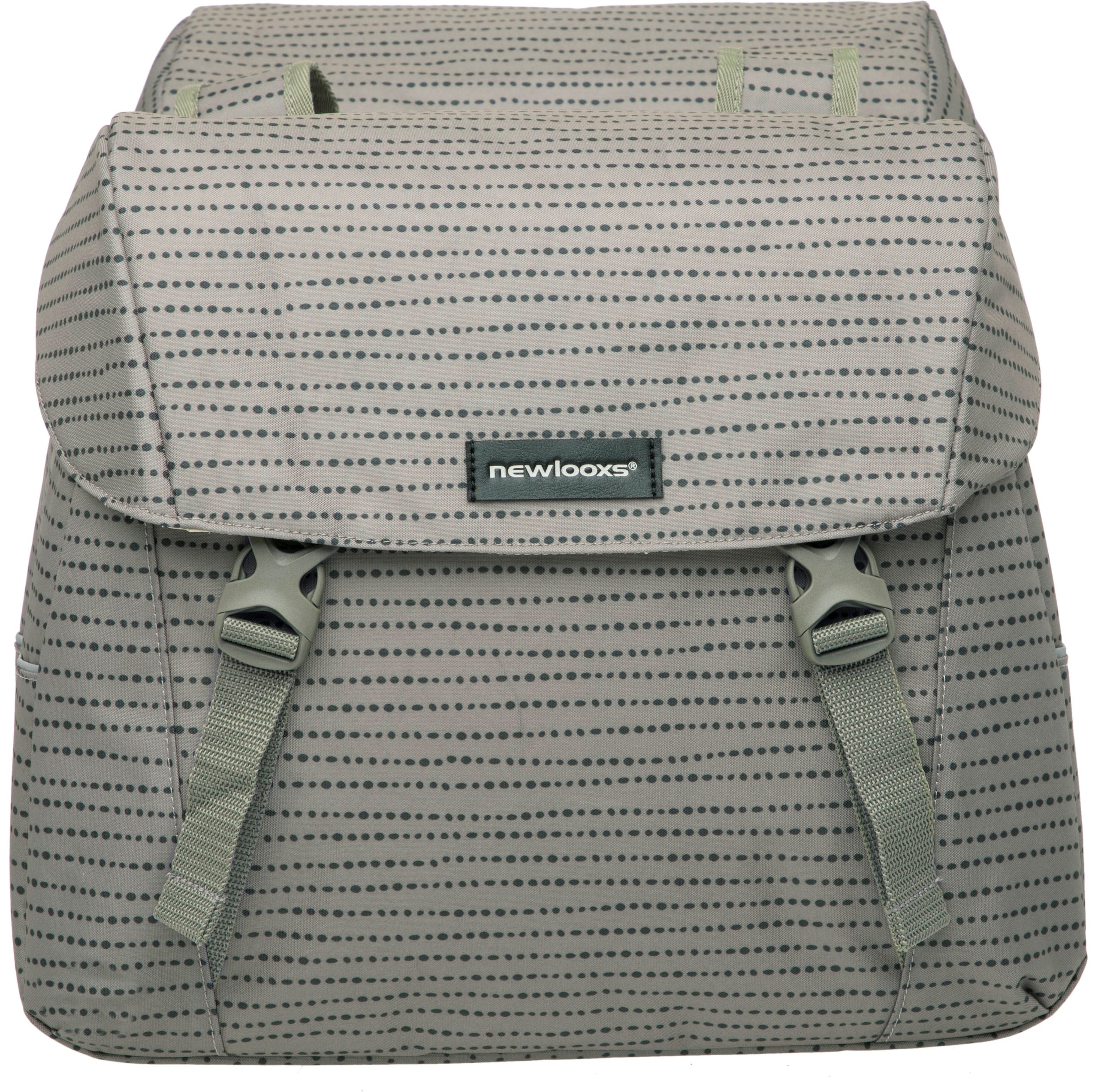 New Looxs fietstas dubbel Joli nomi grey 37L