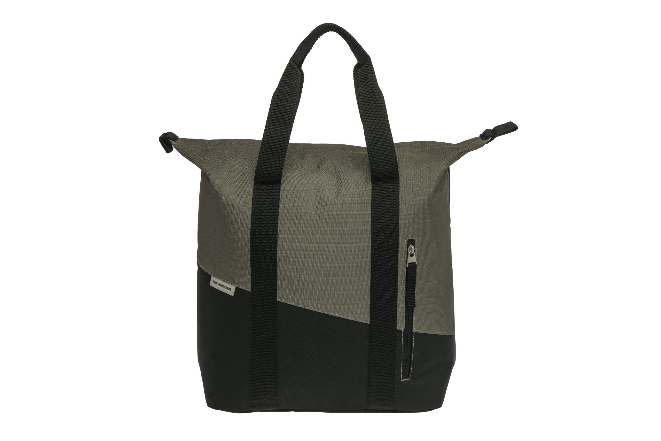 New Looxs fietstas enkel shopper Kota Oslo black/green 24L