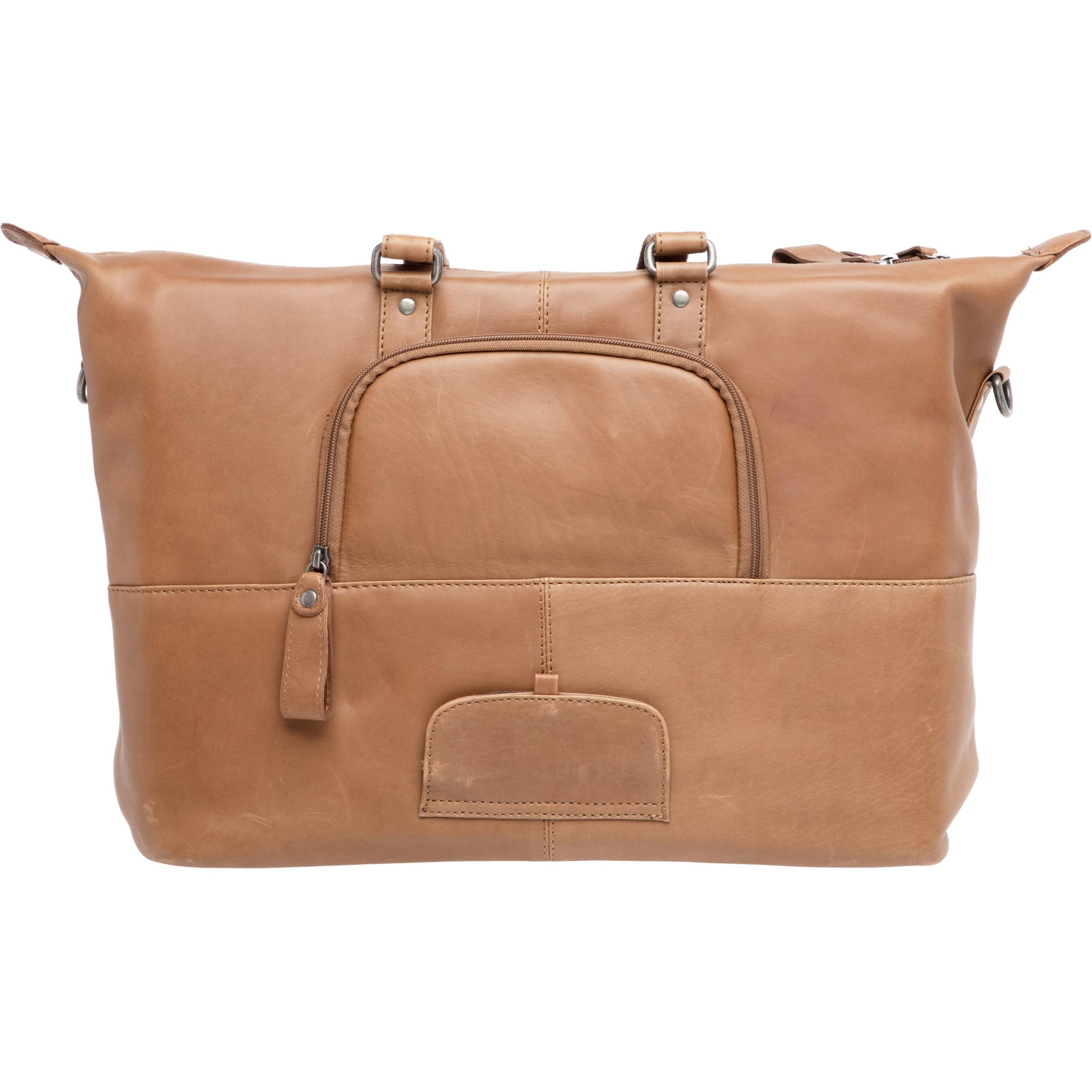 New Looxs laptoptas leer Verla cognac 21 liter