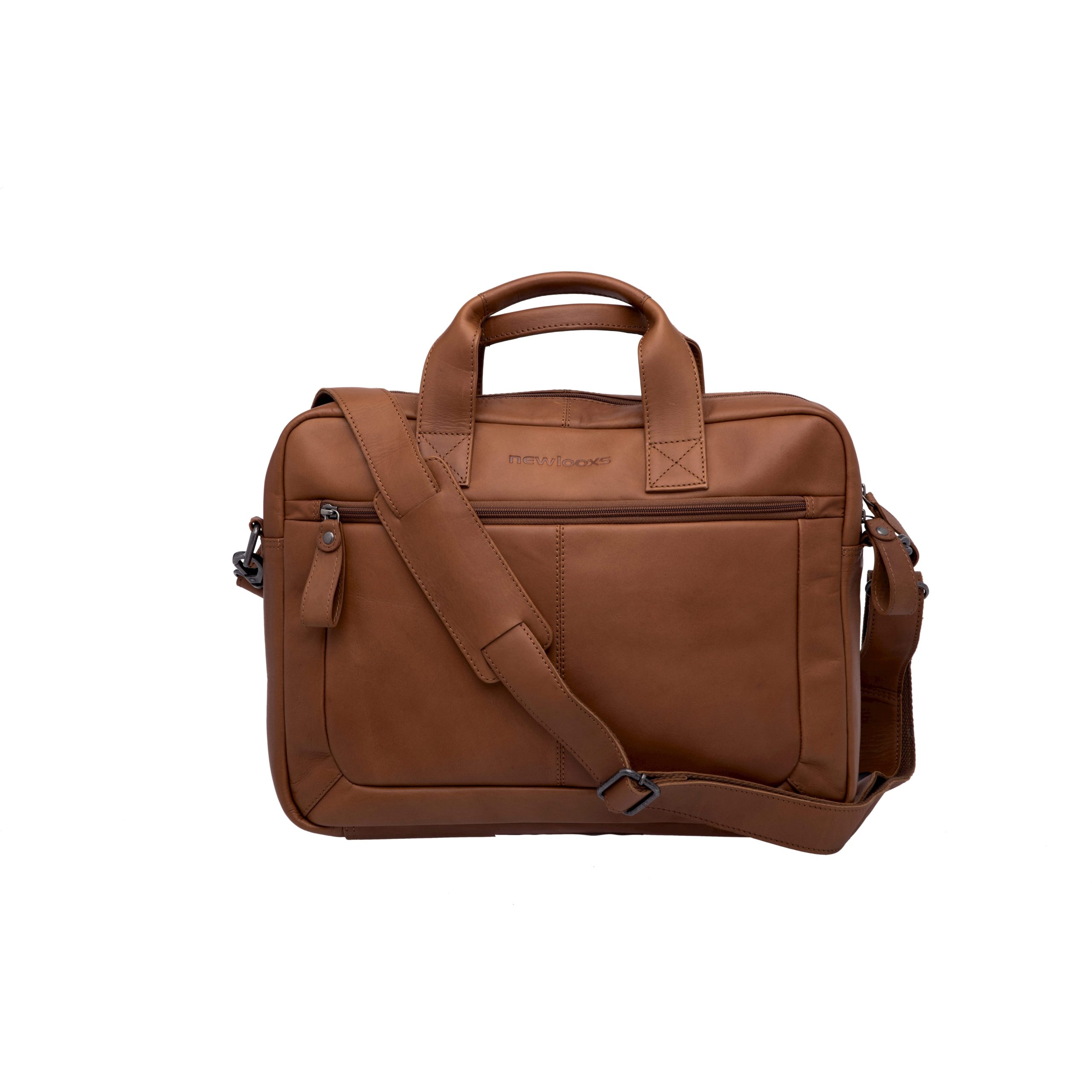 New Looxs laptoptas Luko leer cognac 7.5L 15 inch