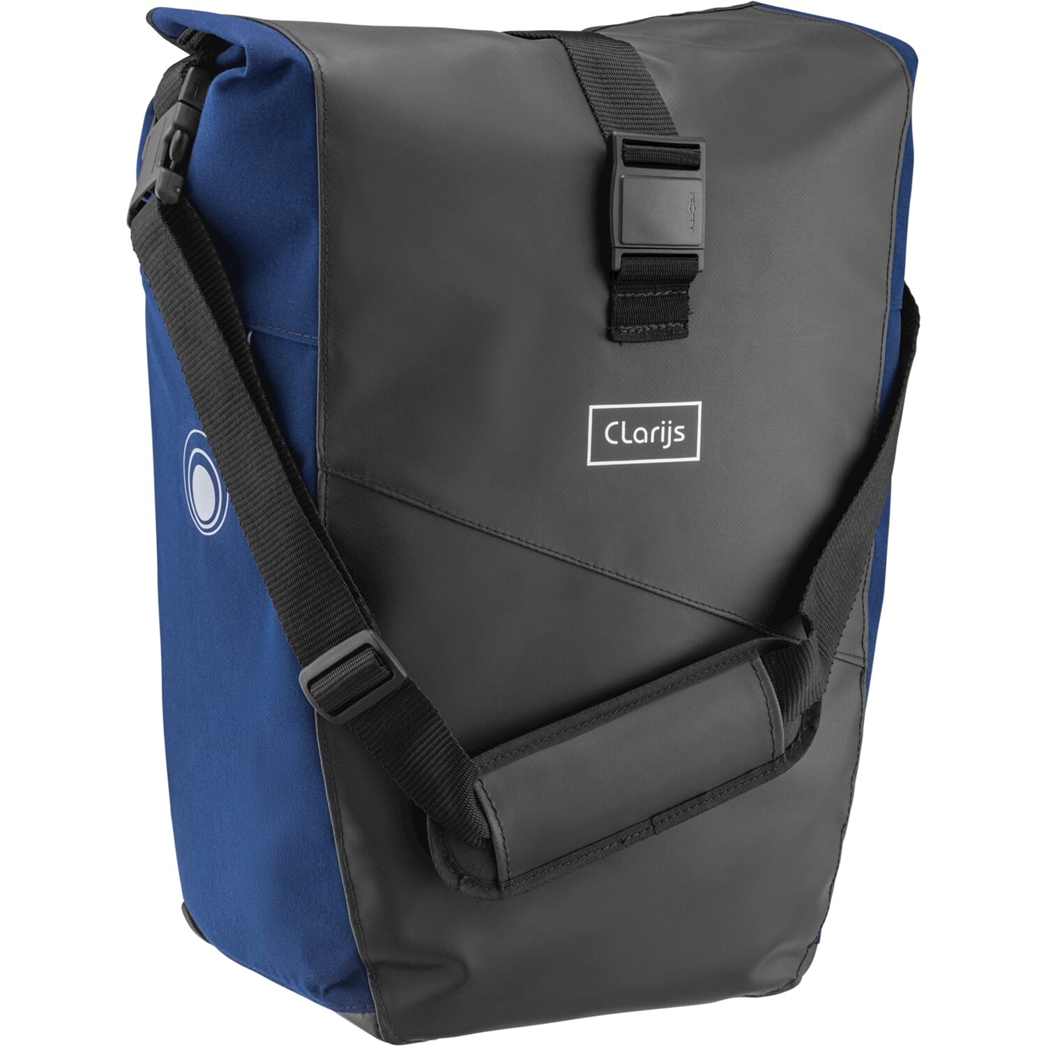 Clarijs fietstas solobag 24L zwart-blauw