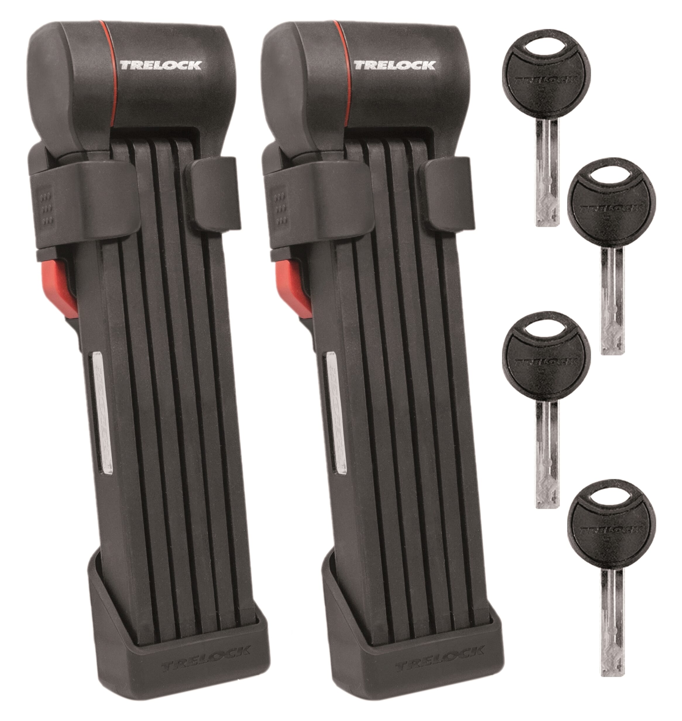 Trelock vouwslot set 2x FS 480 Cops ZF 480 X-Press Twin 100
