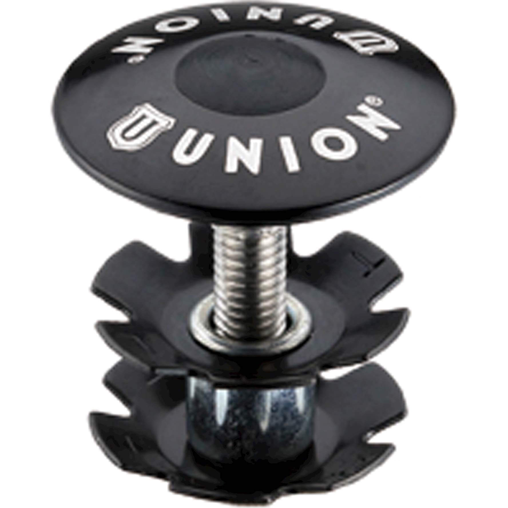 Union balhoofd plug/kap Ahead 1 1/8 zwart