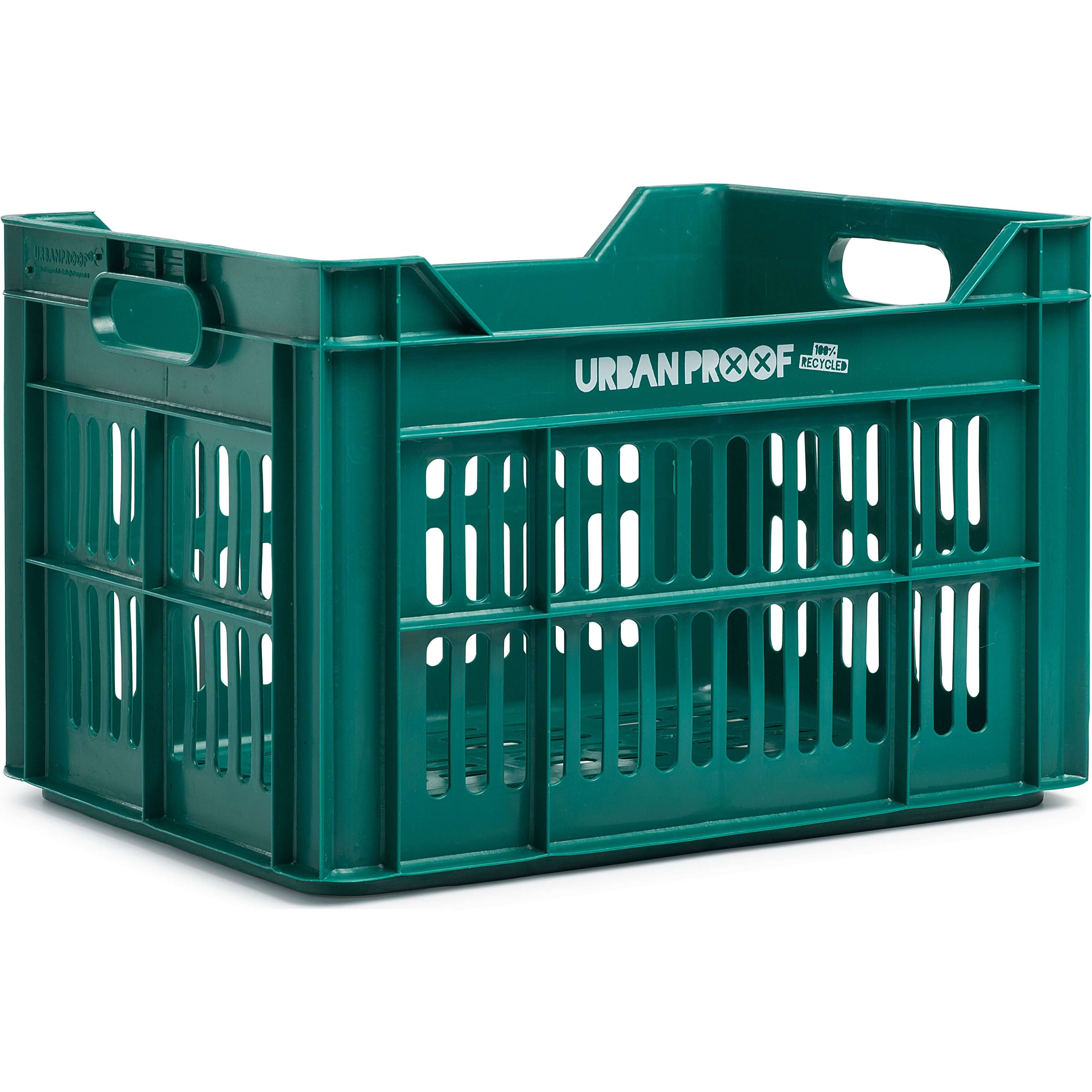 Urban Proof fietskrat 30L retro green Recycled 40x30x25cm