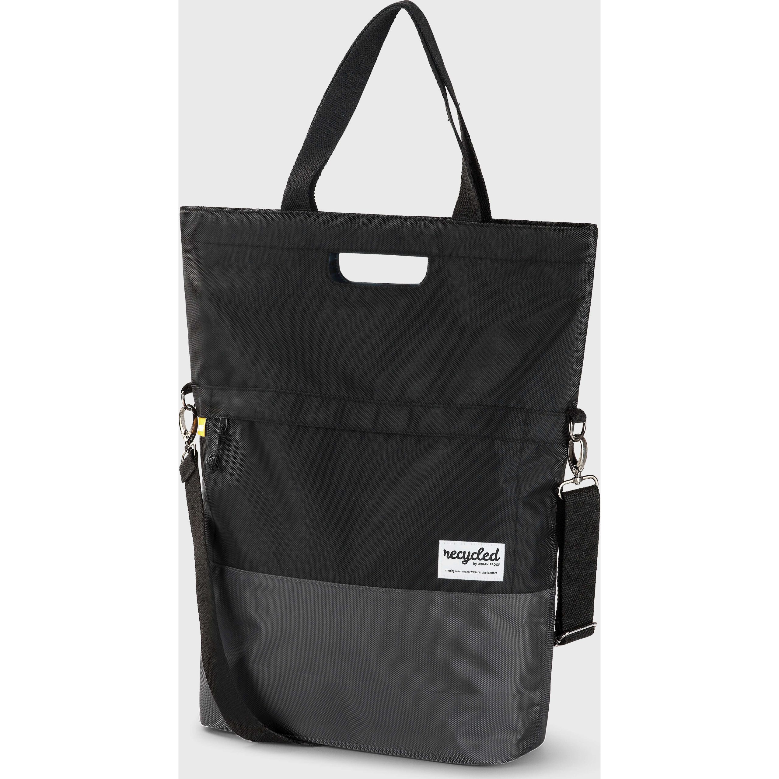 Urban Proof shoppertas 20L recycled zwart grijs