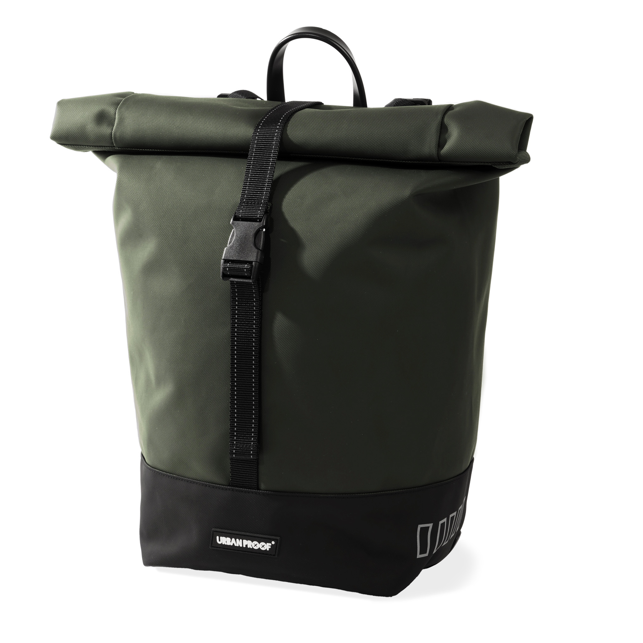 Urban Proof single rolltop bag 20L recycled groen