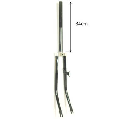 Voorvork 28x 1 1/2 Tour zwart