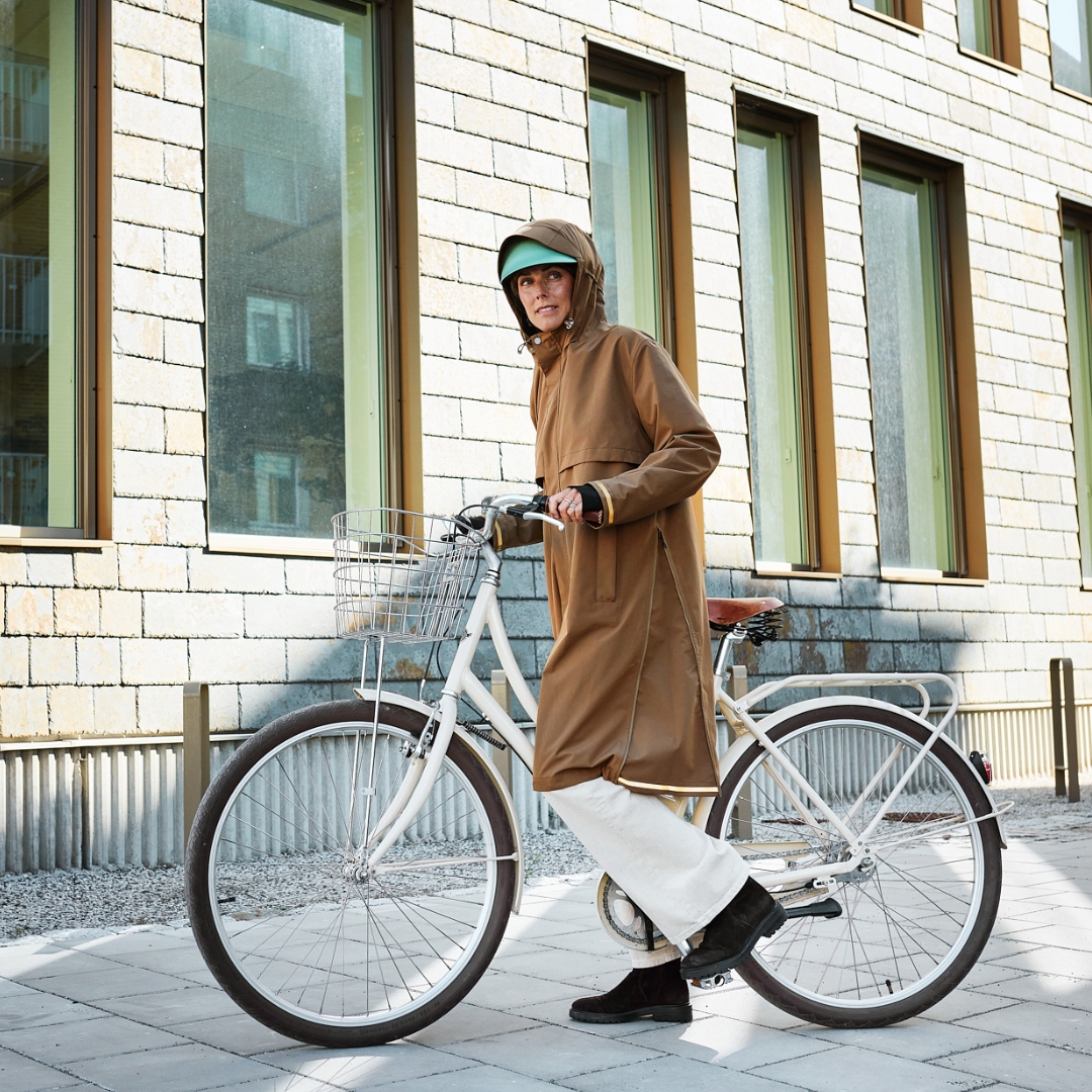 Weathergoods Sweden regenjas Imbris camel M