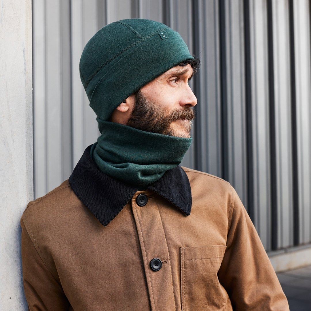 Weathergoods Sweden muts Merino Hat green M/L