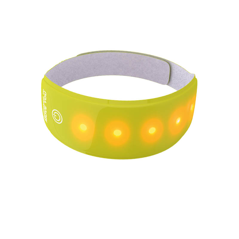 Wowow Lightband XL yellow rode LED