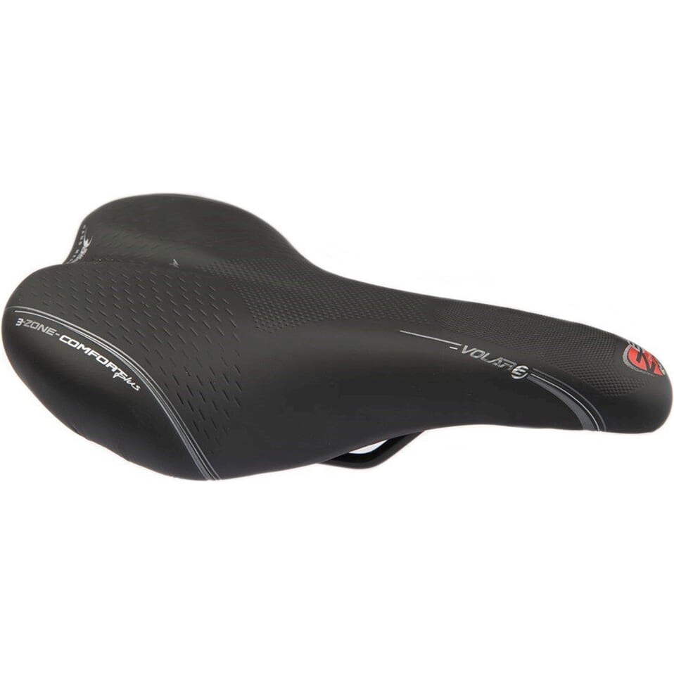 Selle Bassano zadel Volare M heren zwart