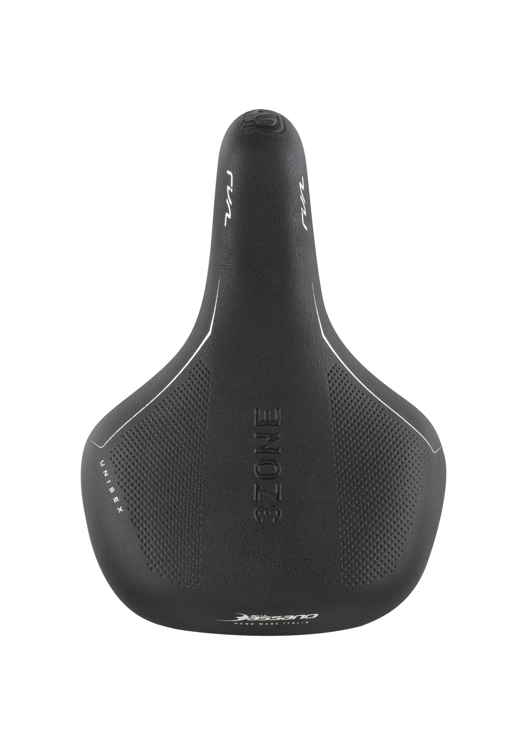 Selle Bassano zadel Rivale 3zone Uni, zwart
