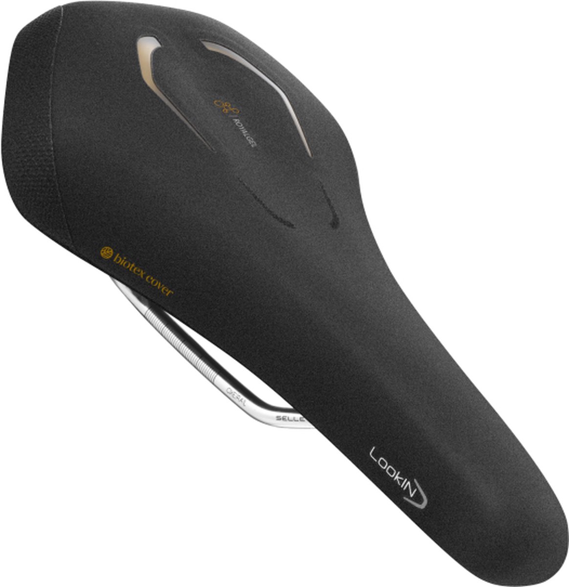 Selle Royal zadel Look In Evo Athletic zwart