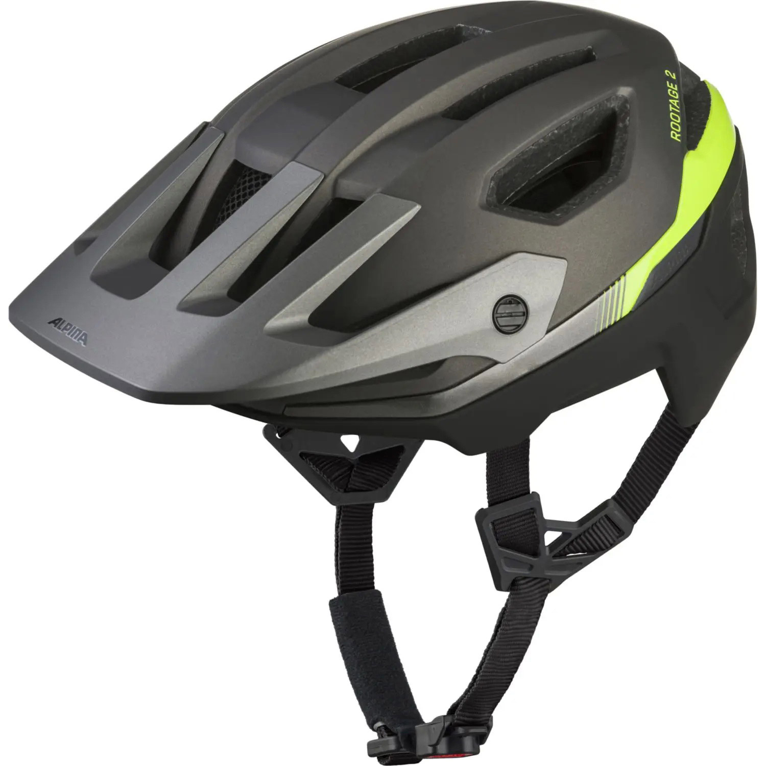 Alpina Sports MTB helm Rootage 2 MIPS 55-59 zwart/neon