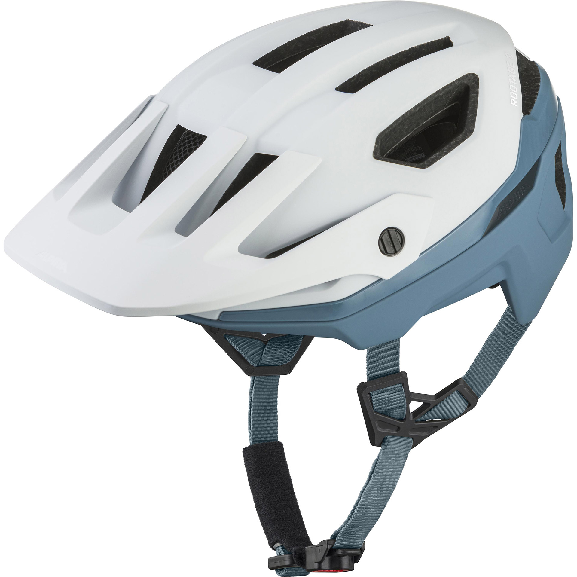 Alpina Sports MTB helm Rootage 2 MIPS 59-61 mat wit/blauw
