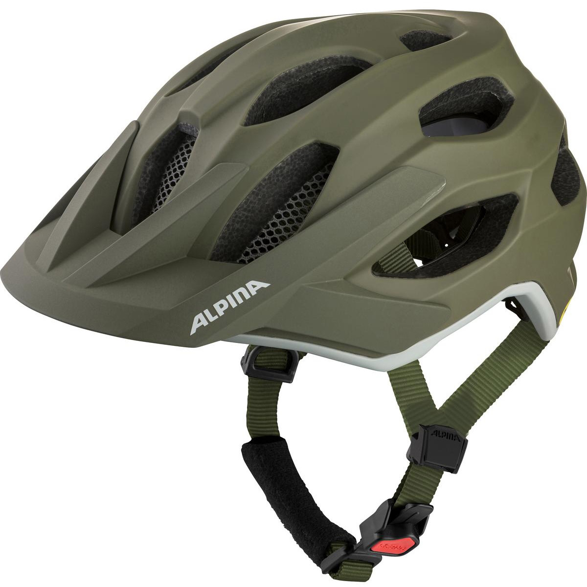 Alpina Sports MTB helm Apax MIPS 57-62 mat groen