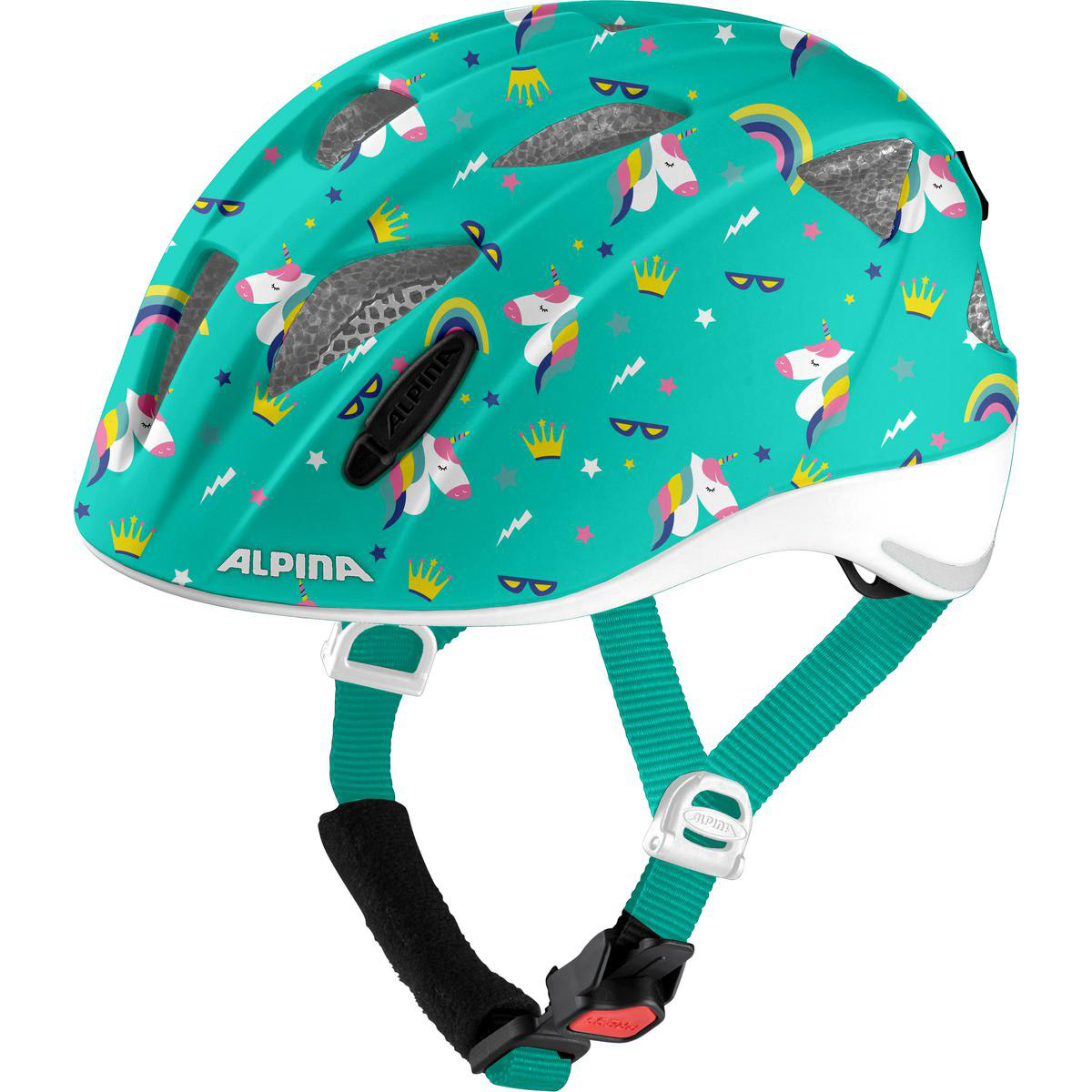 Alpina Sports kinderhelm Ximo Flash Unicorn 49-54 glans