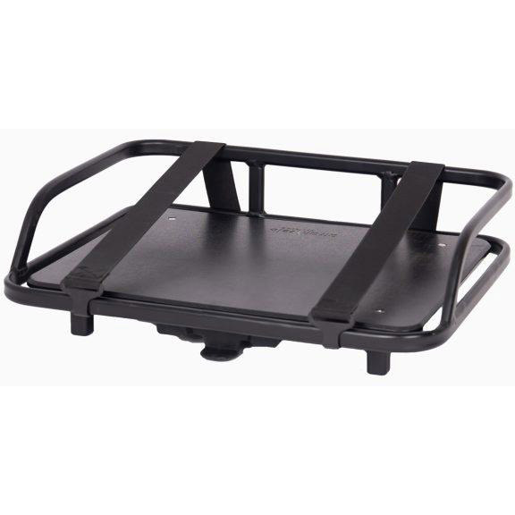 AtranVelo krat Bakery One AVS met 2 spanbanden zwart