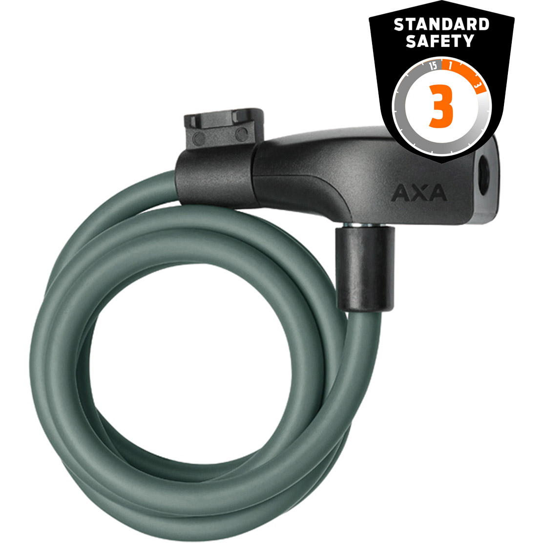 AXA kabelslot Resolute 8-120 legergroen
