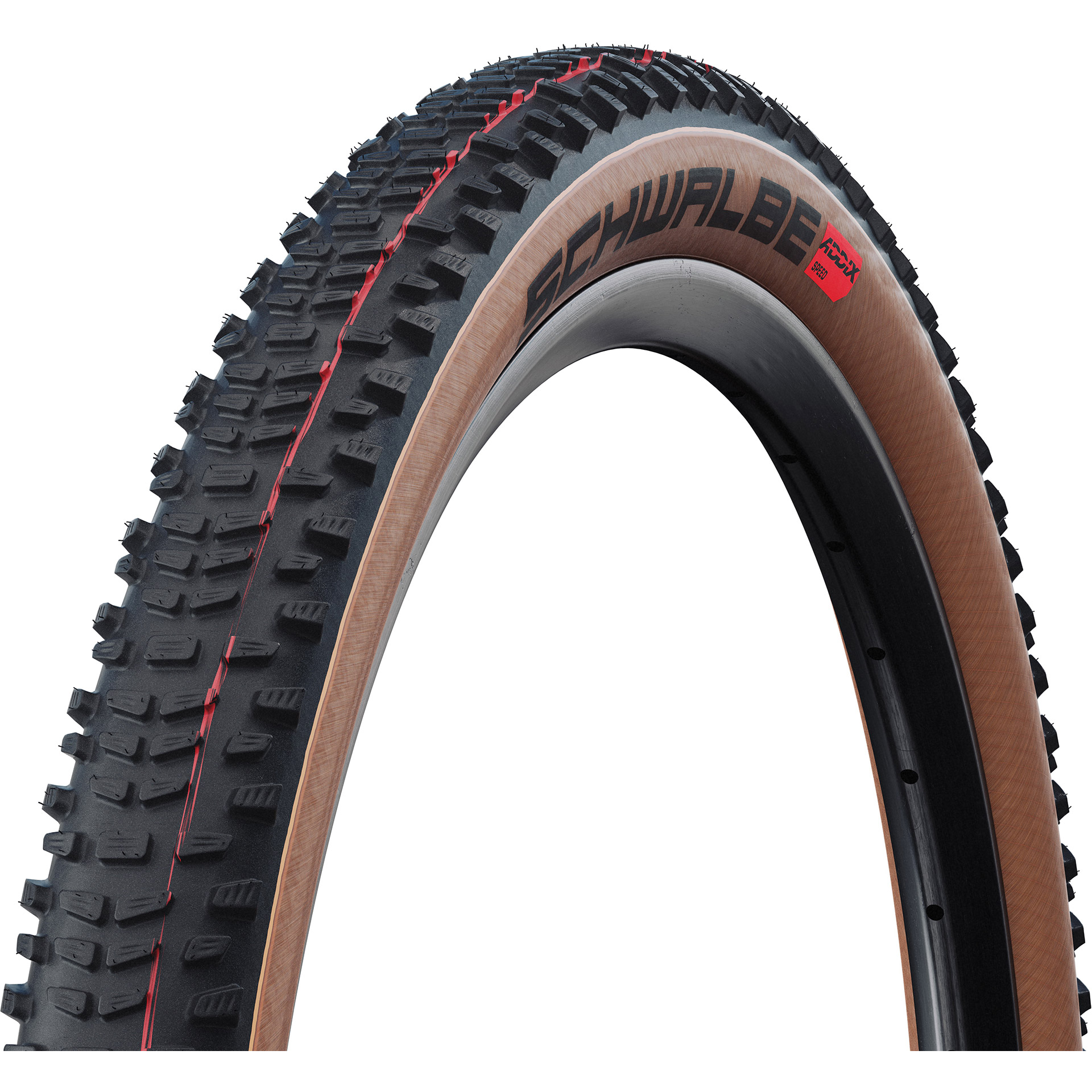 Schwalbe vouwband Racing Ralph Evo 60-622 TLE zwart/transp.