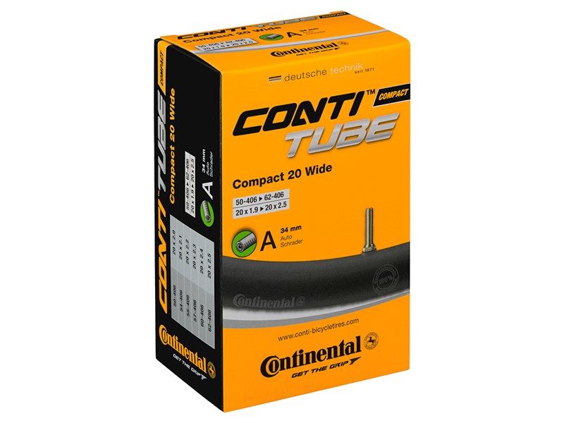 Continental binnenband Compact Wide 20" 50/62-406 AV 34mm