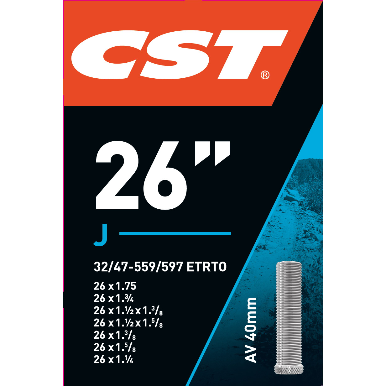 CST binnenband 26" 32/47-559/597 AV 40mm