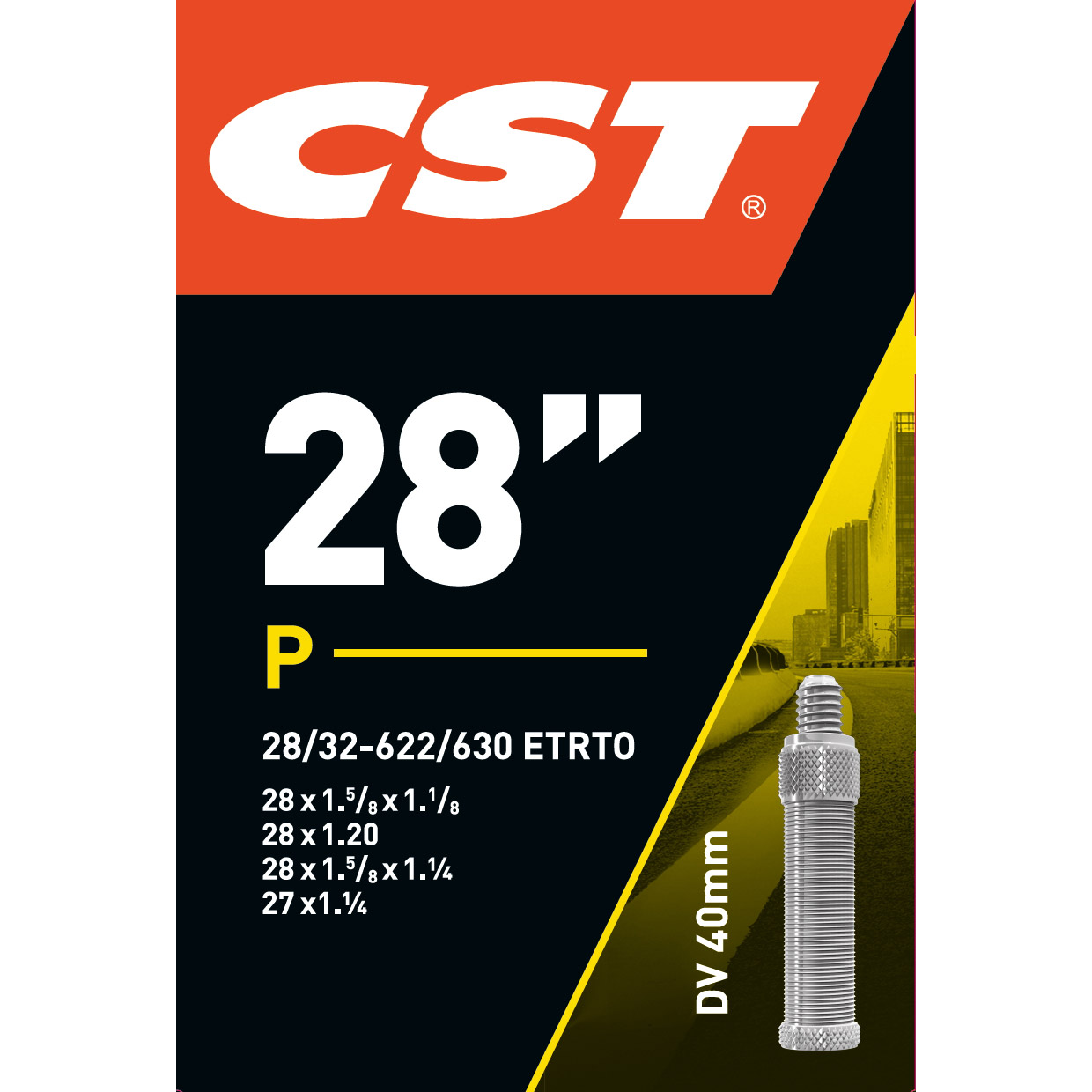 CST binnenband 28" 28/32-622/630 HV 40mm