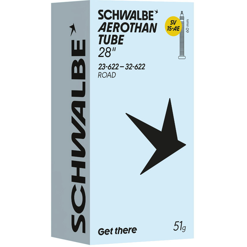 Schwalbe binnenband Aerothan SV15AE 28" 23/32-622 FV 60mm