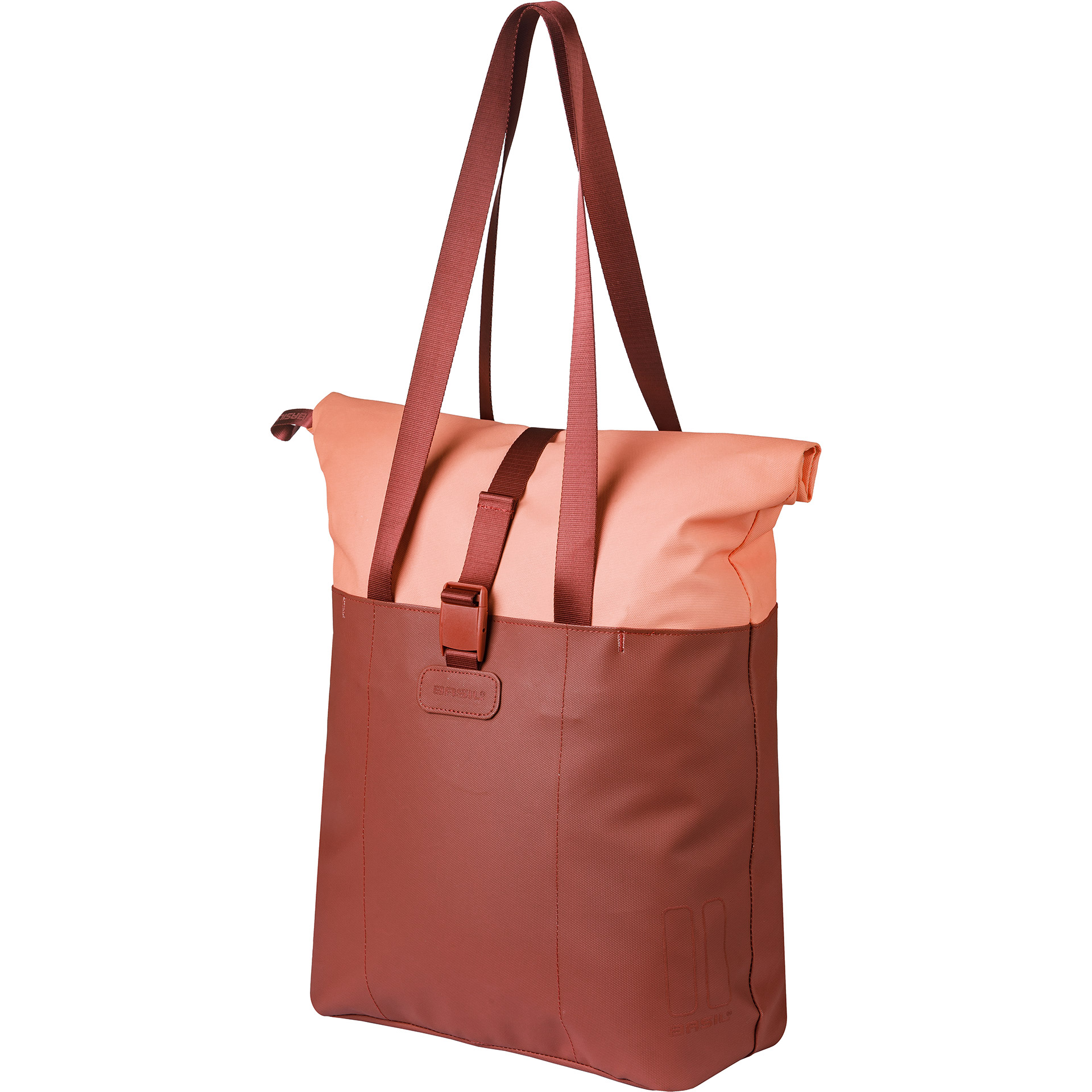 Basil shopper Vive MIK Hooks 15-20l bordeaux/roze