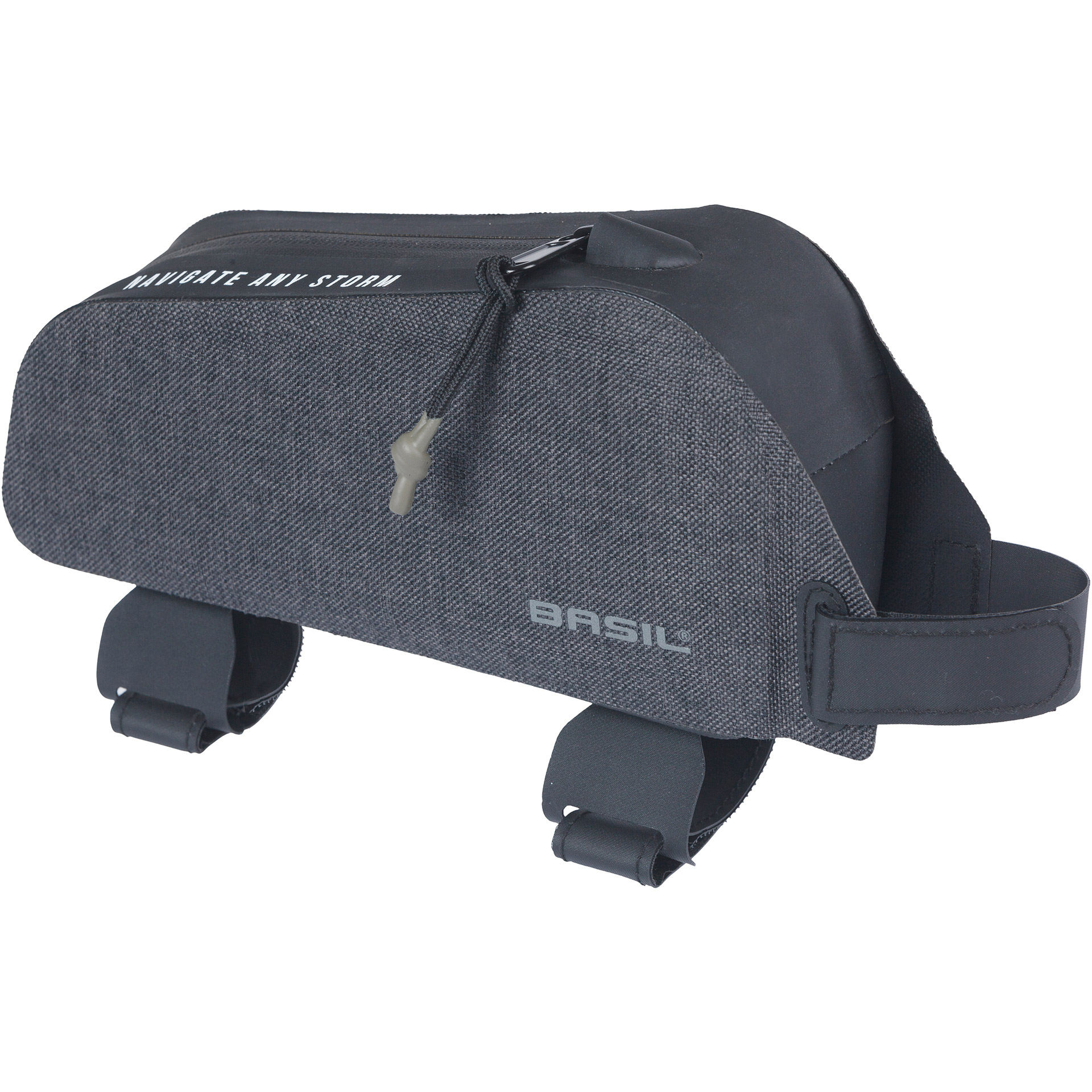 Basil frametas Navigator Storm top tube 0,8l zwart