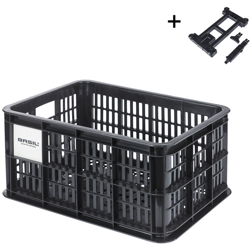 Basil krat S MIK 2.0 17,5l rPET zwart