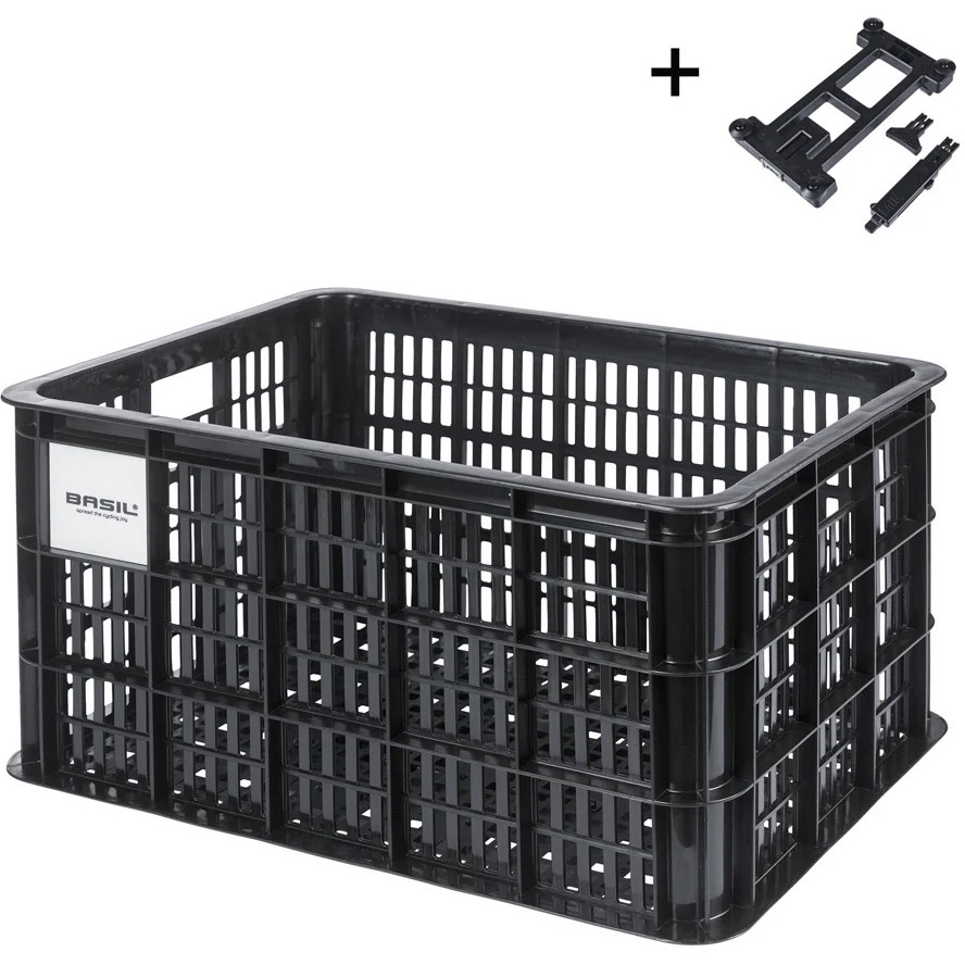 Basil krat L MIK 2.0 40l rPET zwart