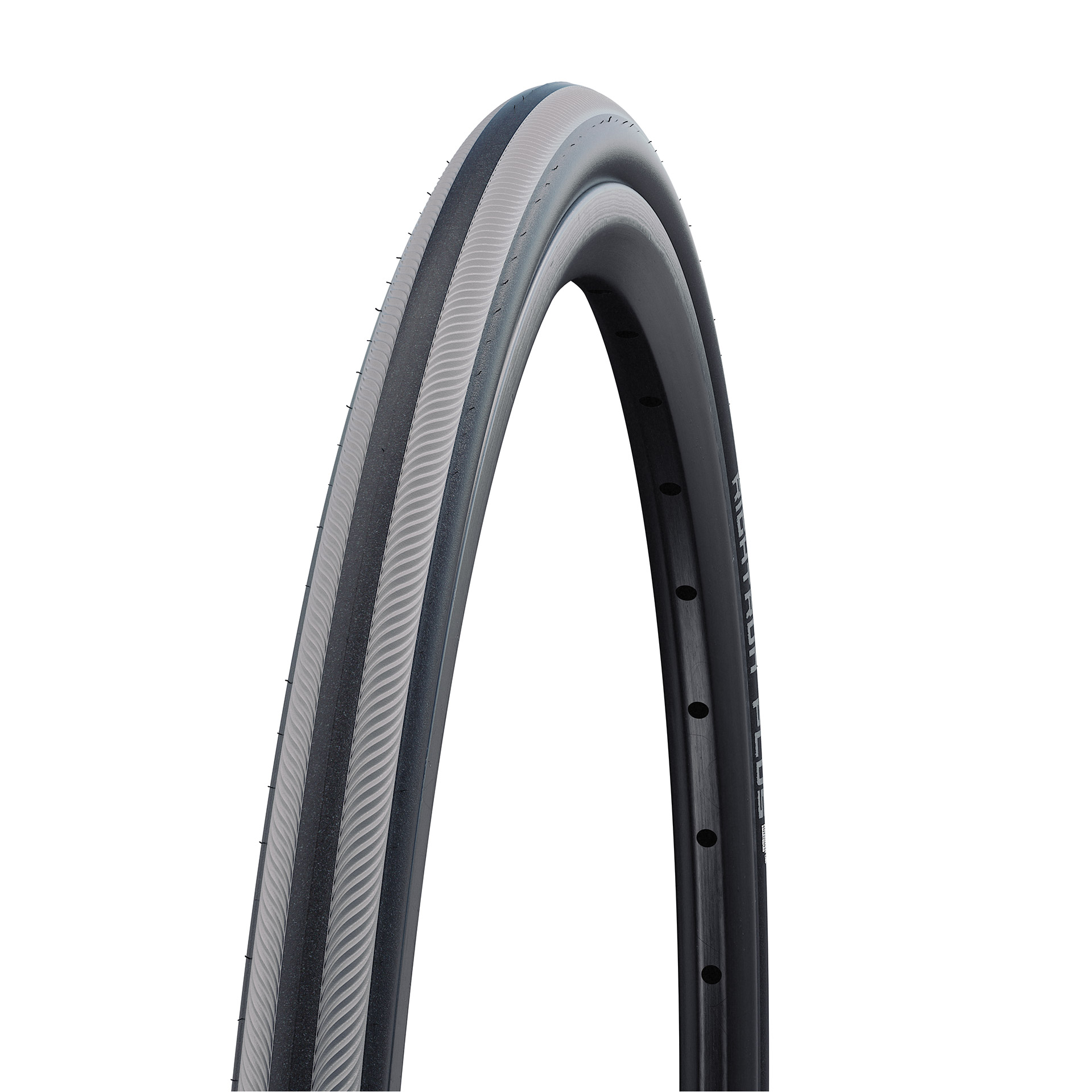 Schwalbe draadband Rightrun Active 25-590 zwart/grijs
