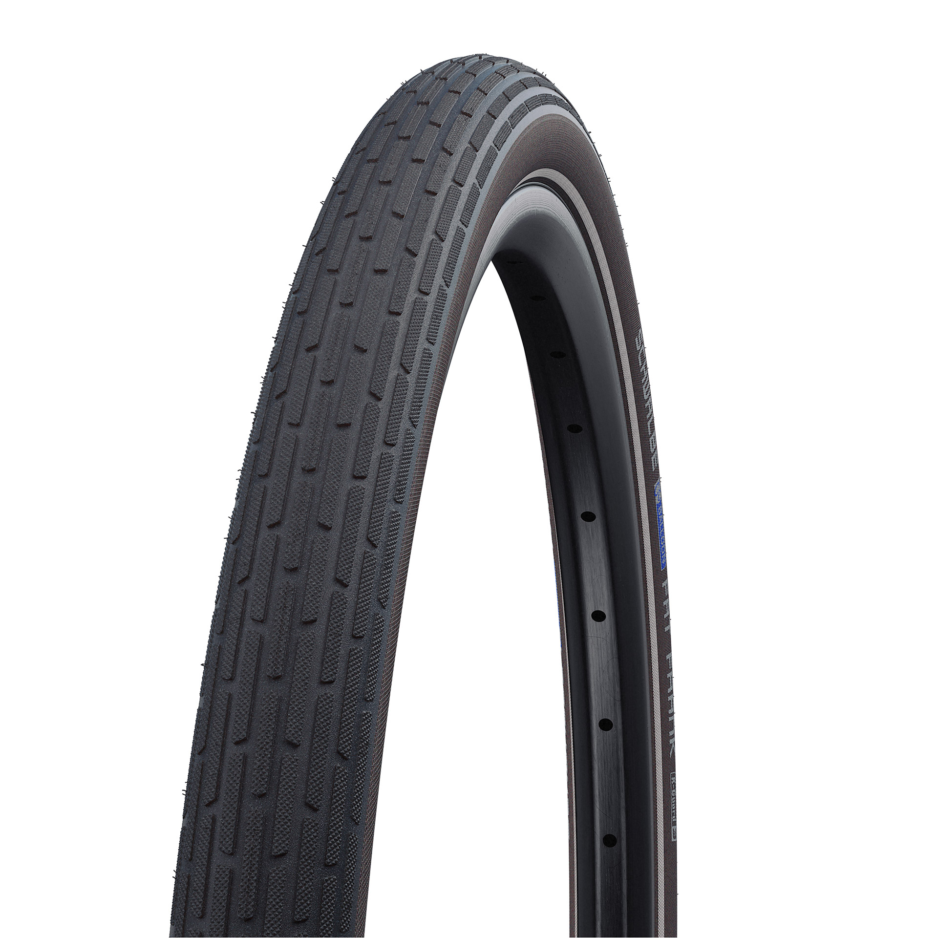 Schwalbe draadband Fat Frank Active 50-622 +R zwart/coffee