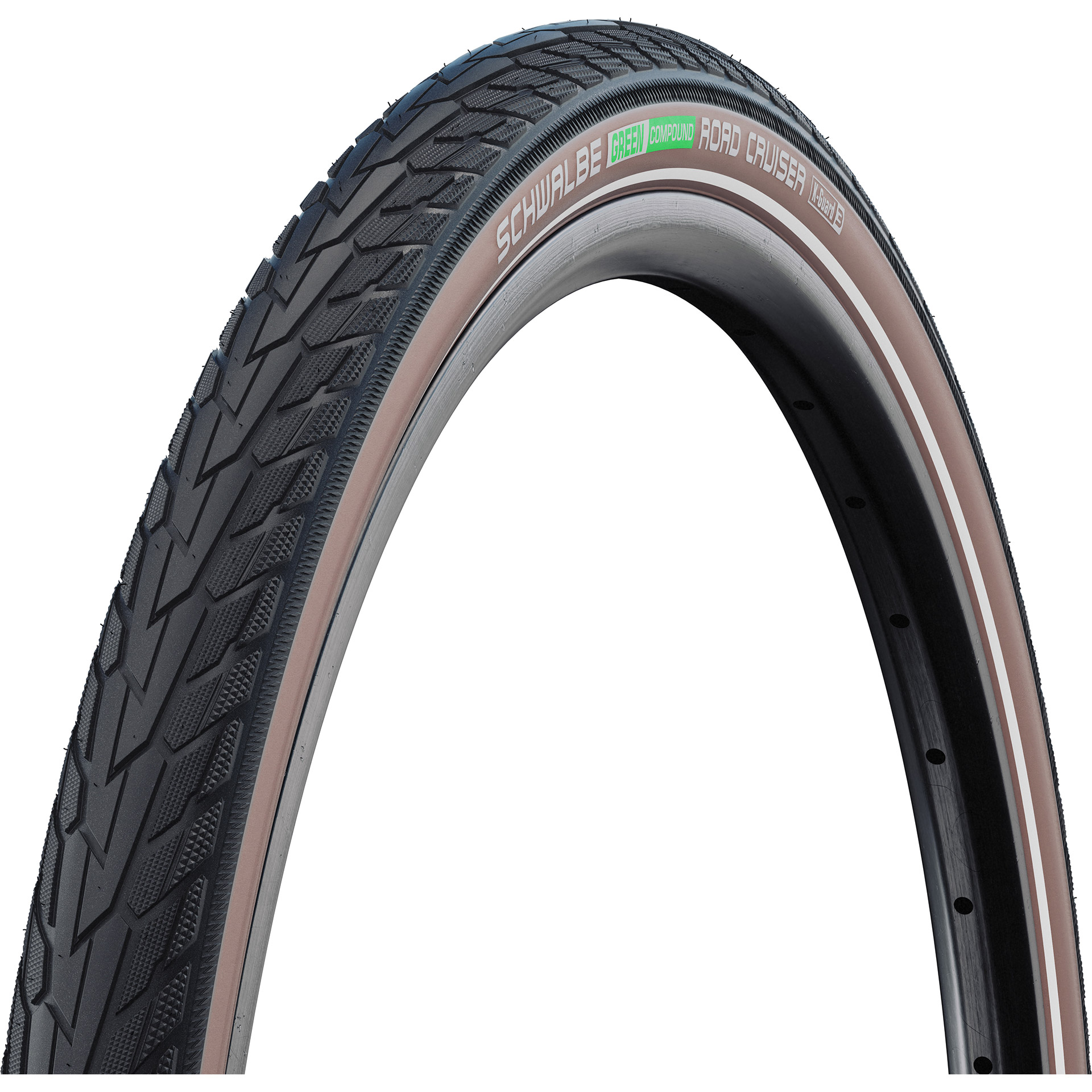 Schwalbe draadband Road Cruiser Act 42-622 +R zw/bruin