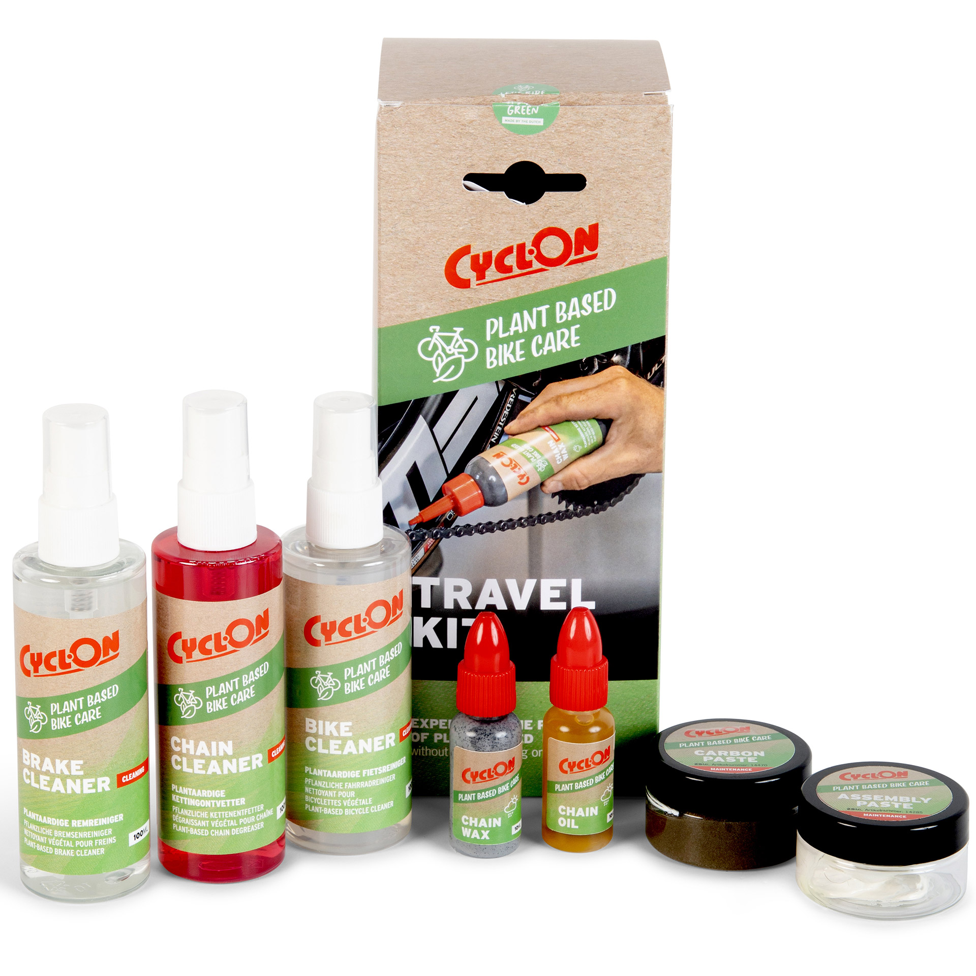 CyclOn travel kit plant based