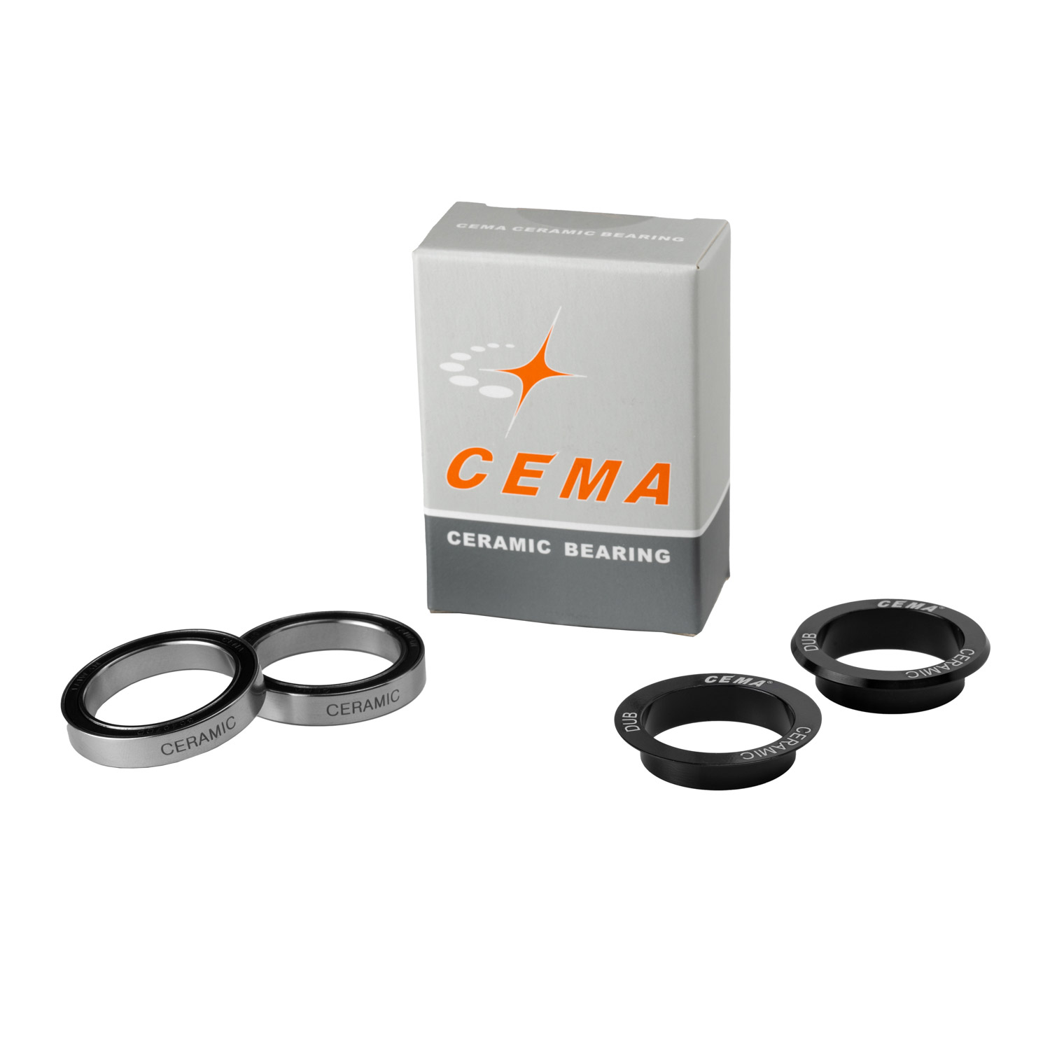 CEMA lagerset voor CEMA compatible DUB brackets RVS