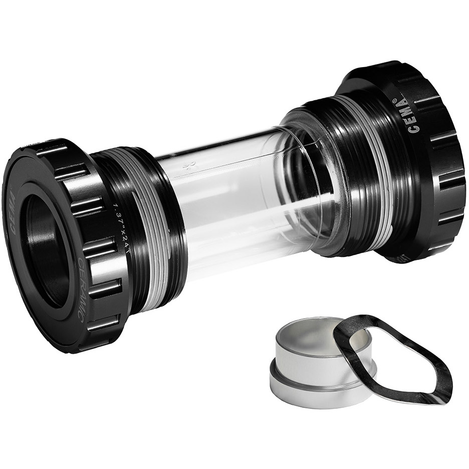 CEMA bracketas BSA SRAM GXP SG3 coated keramisch zwart